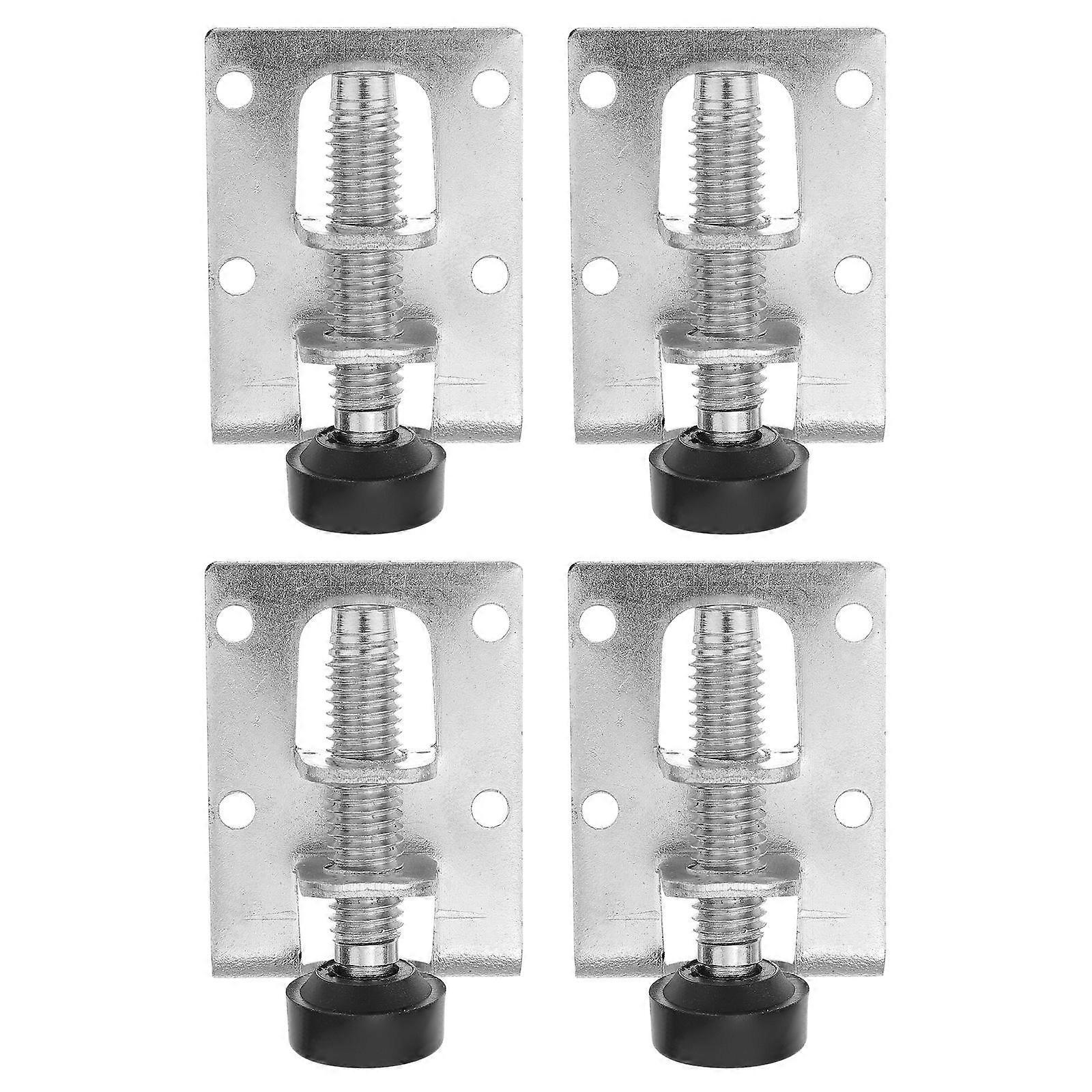 4pcs Adjustable Furniture Leg Levelers Heavy Duty Height Adjusters for Cabinets, Tables & Workbenches Durable & Easy to Install