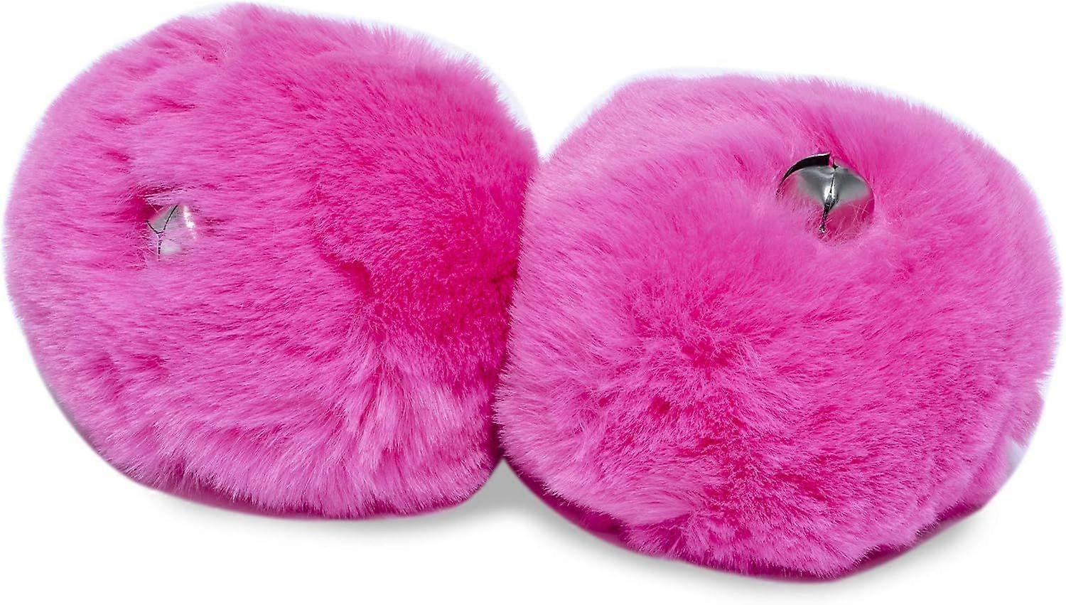2025 Mais recente Modelo POM POMS Neon Rosa 5 polegadas