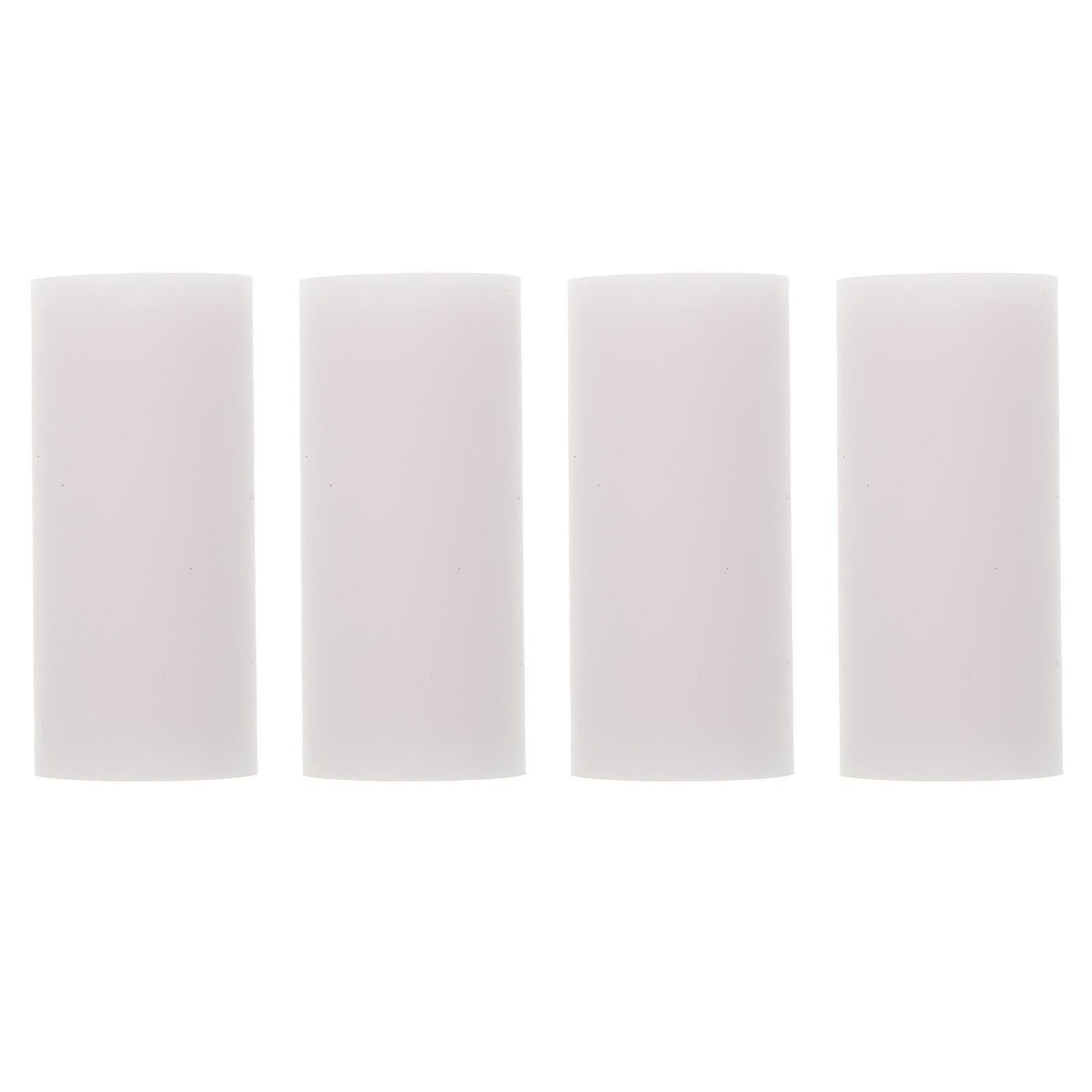 Accesorii de ștampilă de cauciuc TPR Consumabile de ștanțare pentru proiecte DIY Alb 4X18X18Cm 4Buc