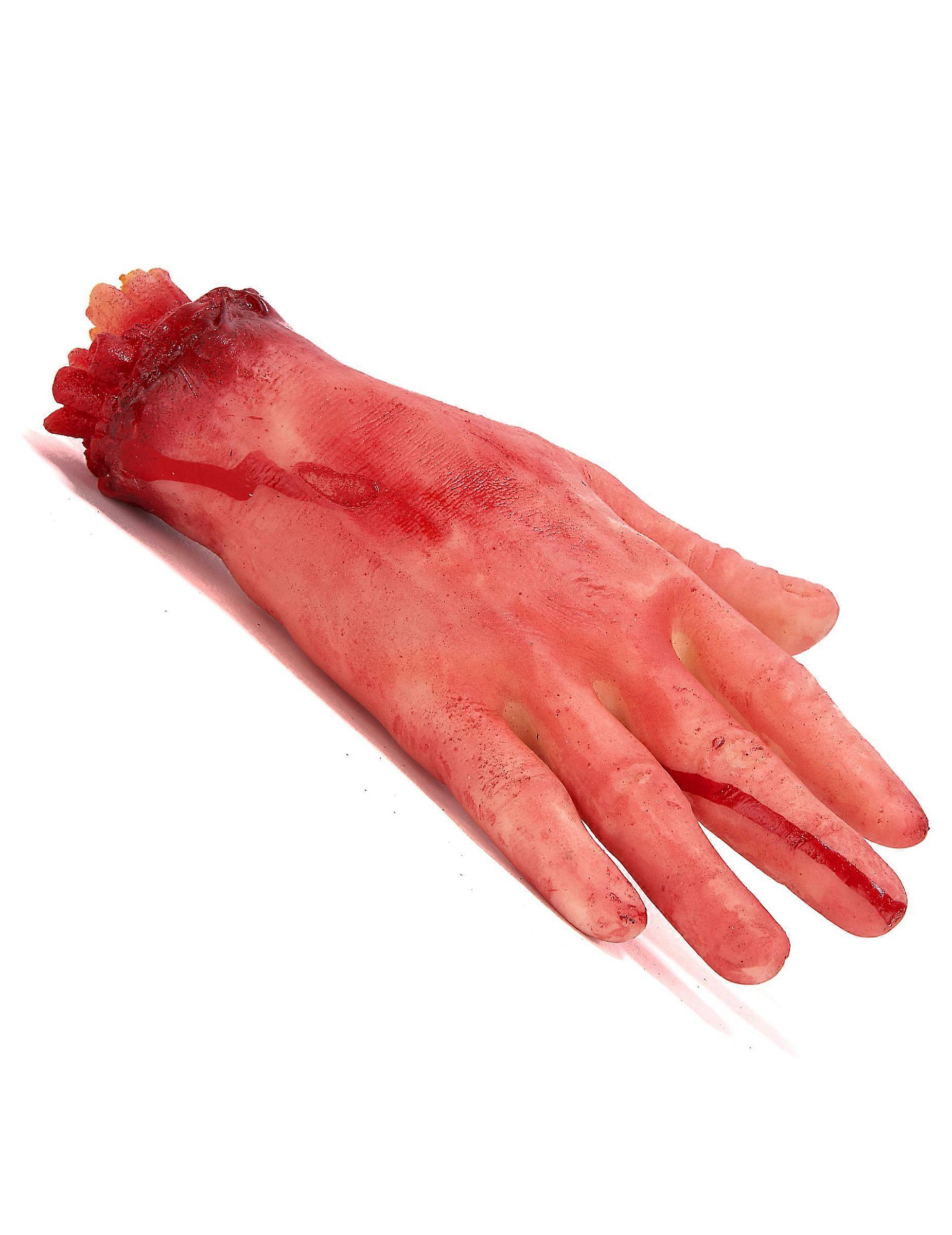 Bloody severed hand Halloween
