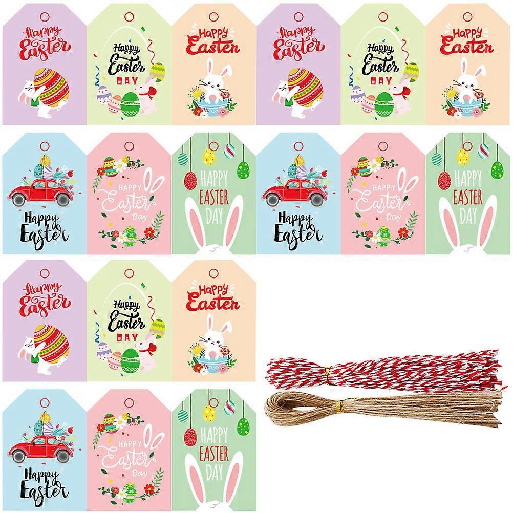 Holiday Tags With String Tags Wall Hanging Rabbit Shape DIY Craft 50Hemp Ropes