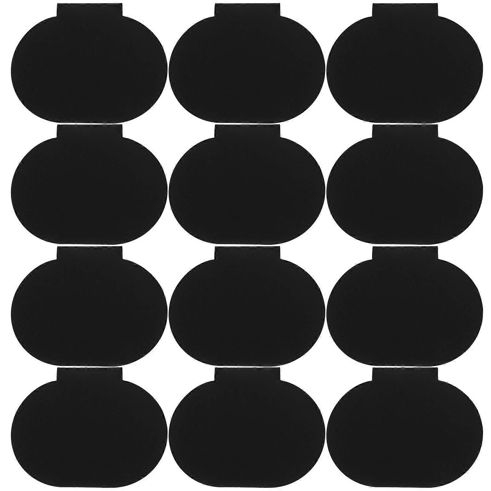 12pcs Erasable Chalkboard Labels with Clips for Organizing Baskets, Storage, and Kitchen Pantry – Reusable Label Holders for Home Organization