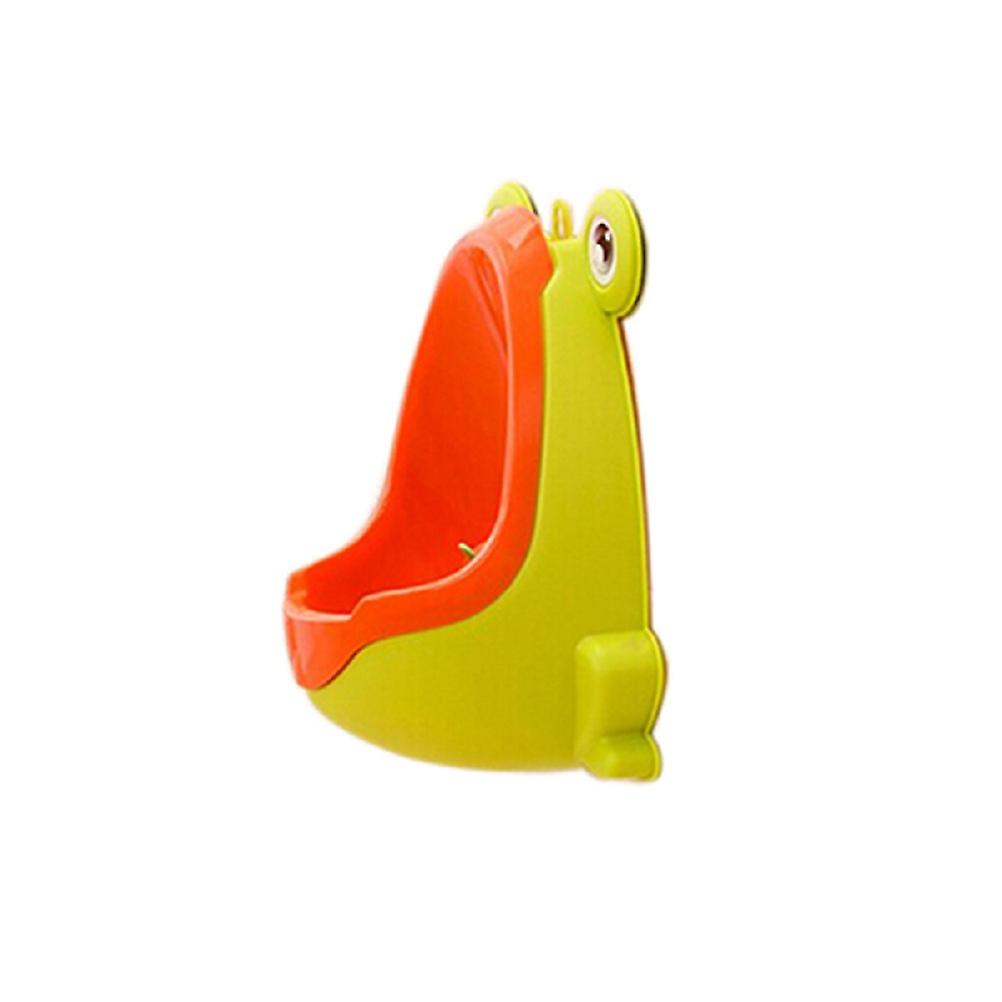 Boys Potty Shaped Potty Training Urinal Suction Cups Technology Yellow 1Set