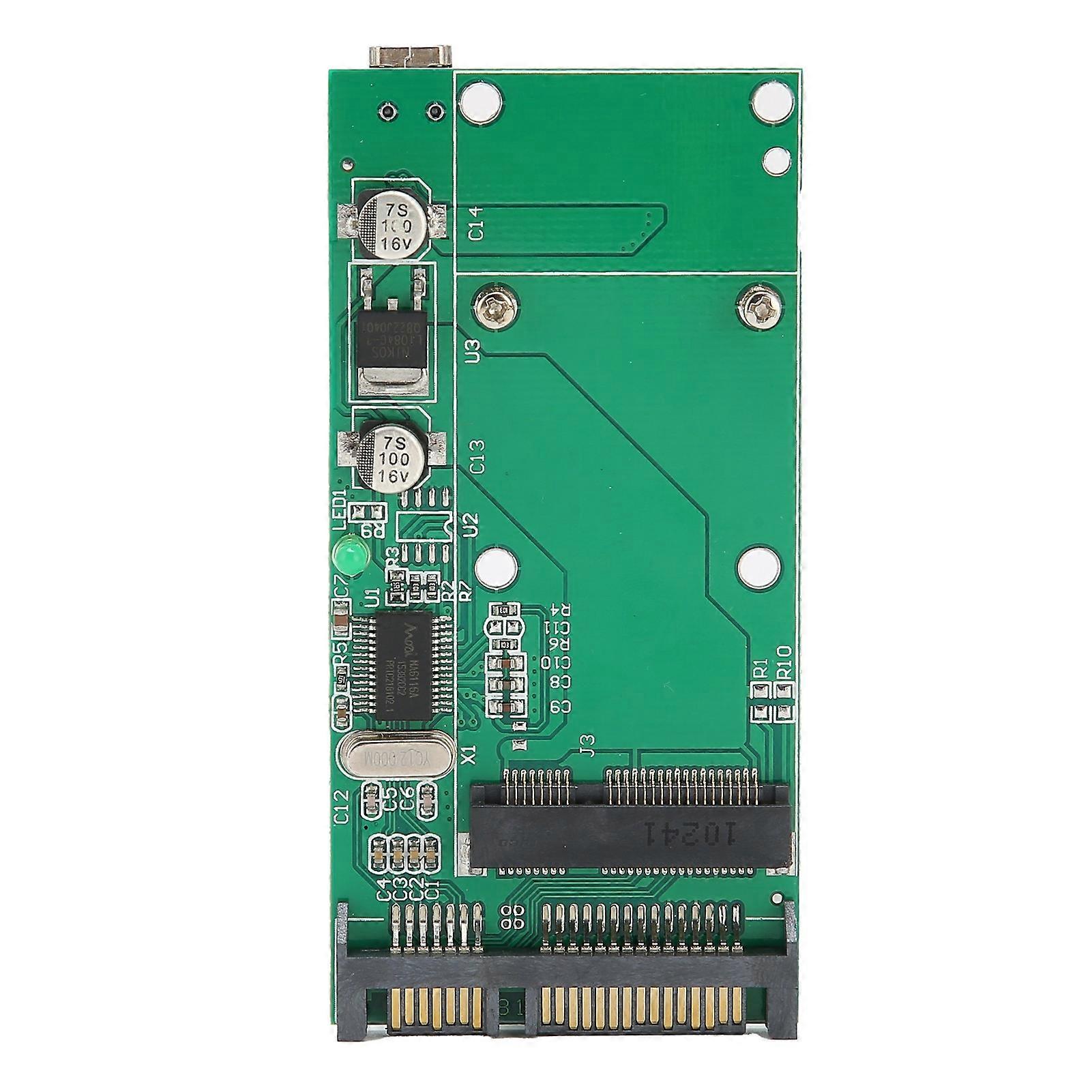 SSD to SATA 7Pin 15Pin Adapter Card LED Indicator Light SATA to SATA Converter for Asus UX31 UX21 XM11