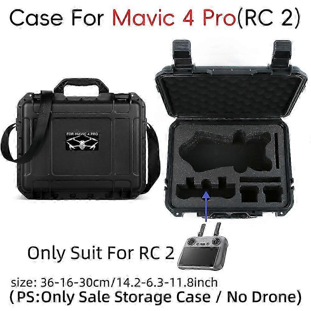 Drone Remote Control Explosion-Proof Box Storage Bag for DJI Mavic 4 Pro RC 2 Edition 0621
