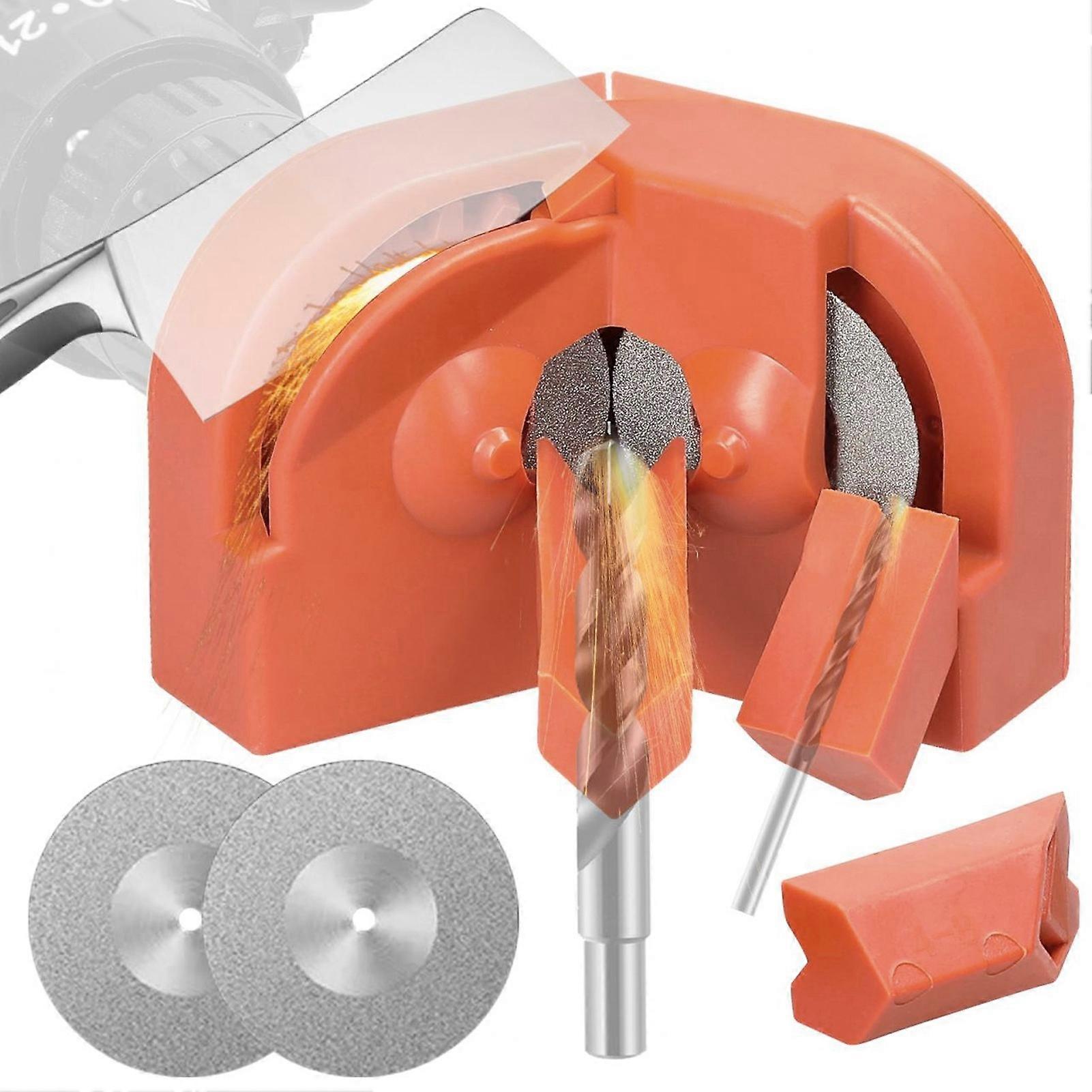 Portable Electric Drill Bit Sharpener for Steel & Carbide Bits