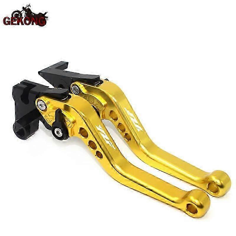 For YAMAHA YZF R6 YZF R6 YZFR6 1999 2000 2001 2002 2003 2004 Motorcycle Accessories Short Brake Clutch Levers LOGO YZF 