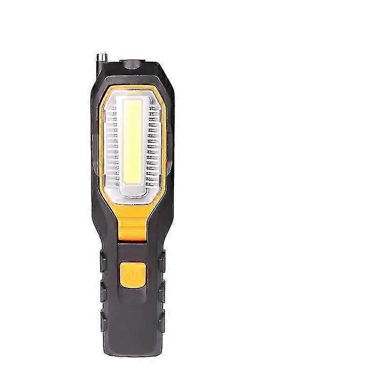 LED Work Light Rechargeable Cob Inspection Light, Portable Handheld USB Flashlight Flashlight Rotata