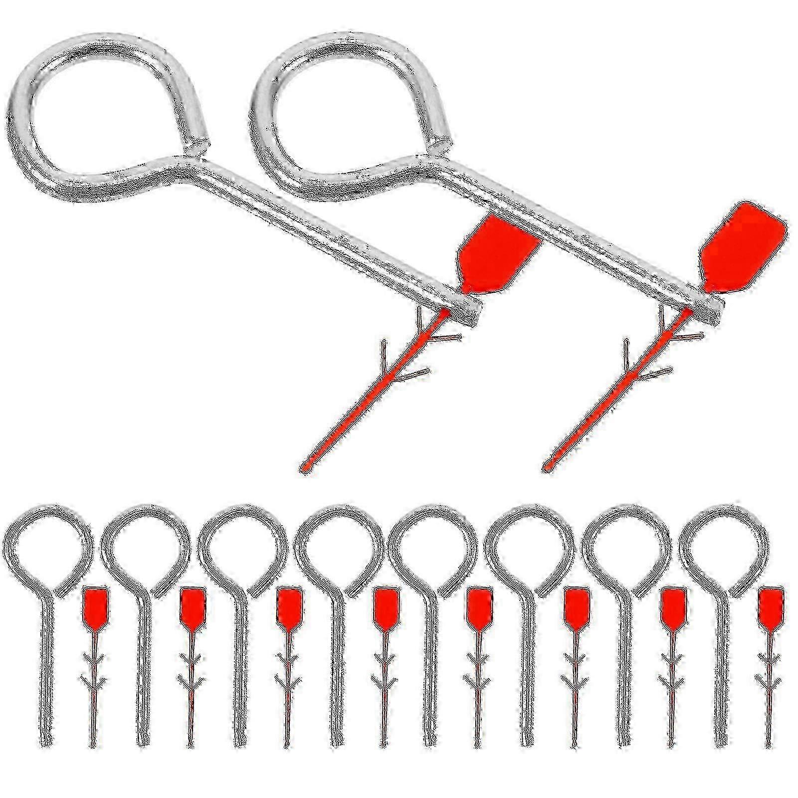 10pcs Fire Extinguisher Replacement Pull Pins Lock Pins for Fire Equipment Accessories