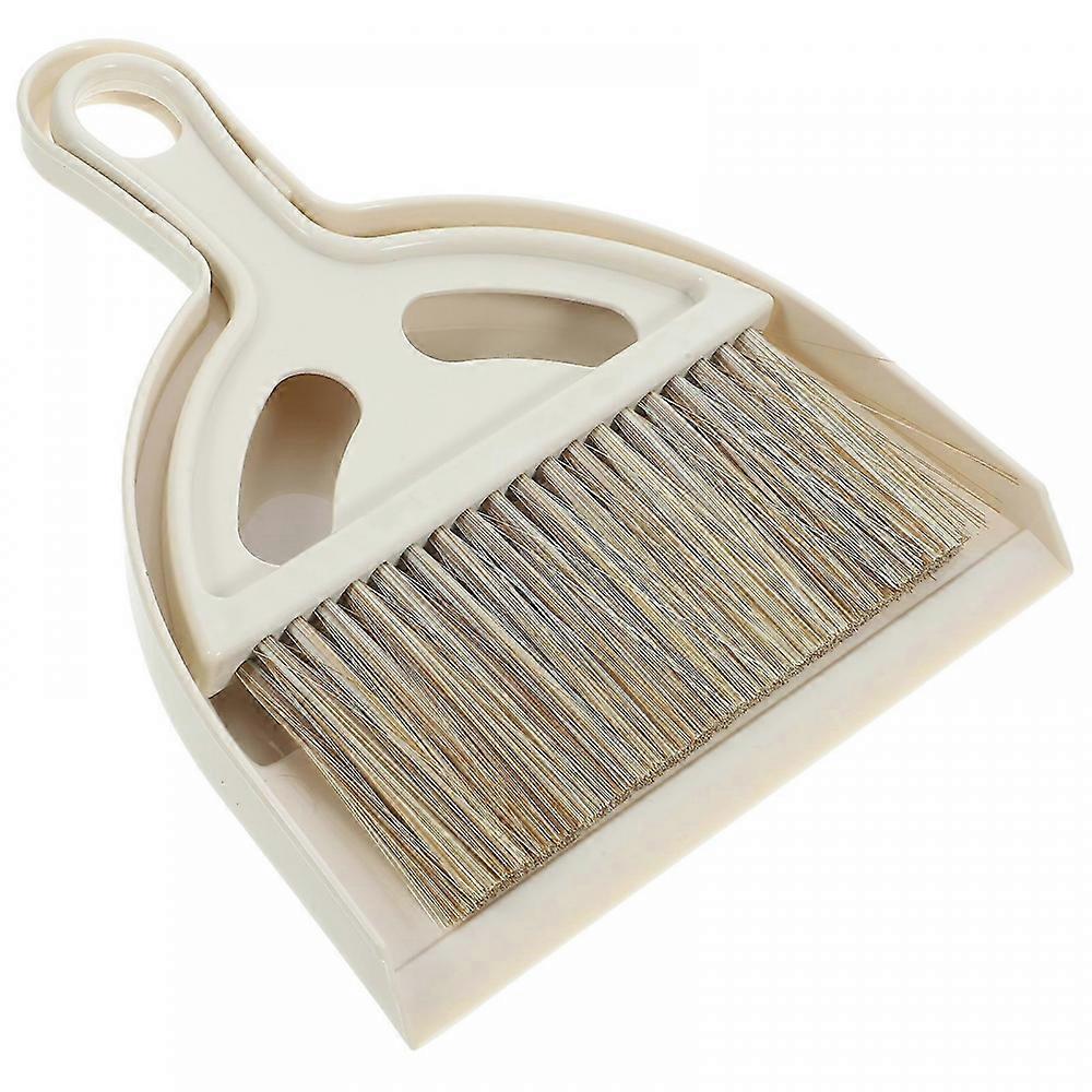 1 Set Cleaning Brush and Dustpan Desktop Sweep Broom for Computer Keyboard