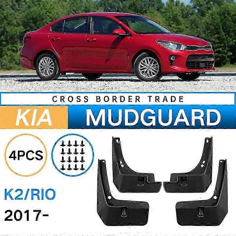 Applicable To Kia K2 Rio 2017-2023 Car Tire Flexible Rubber Fender Picowatt Modification