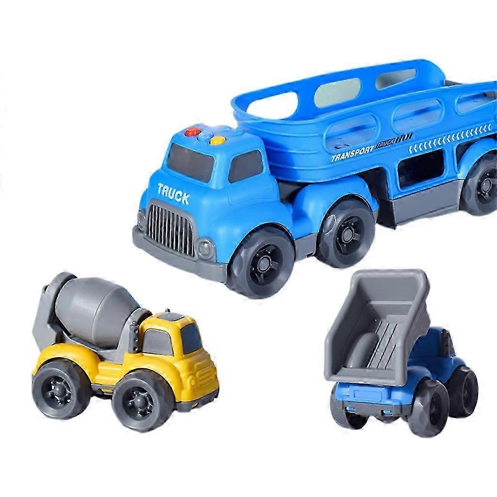 Boy Learning Toy Simulation Realistic Model Ambulance Truck Vehicle Mixer-E-