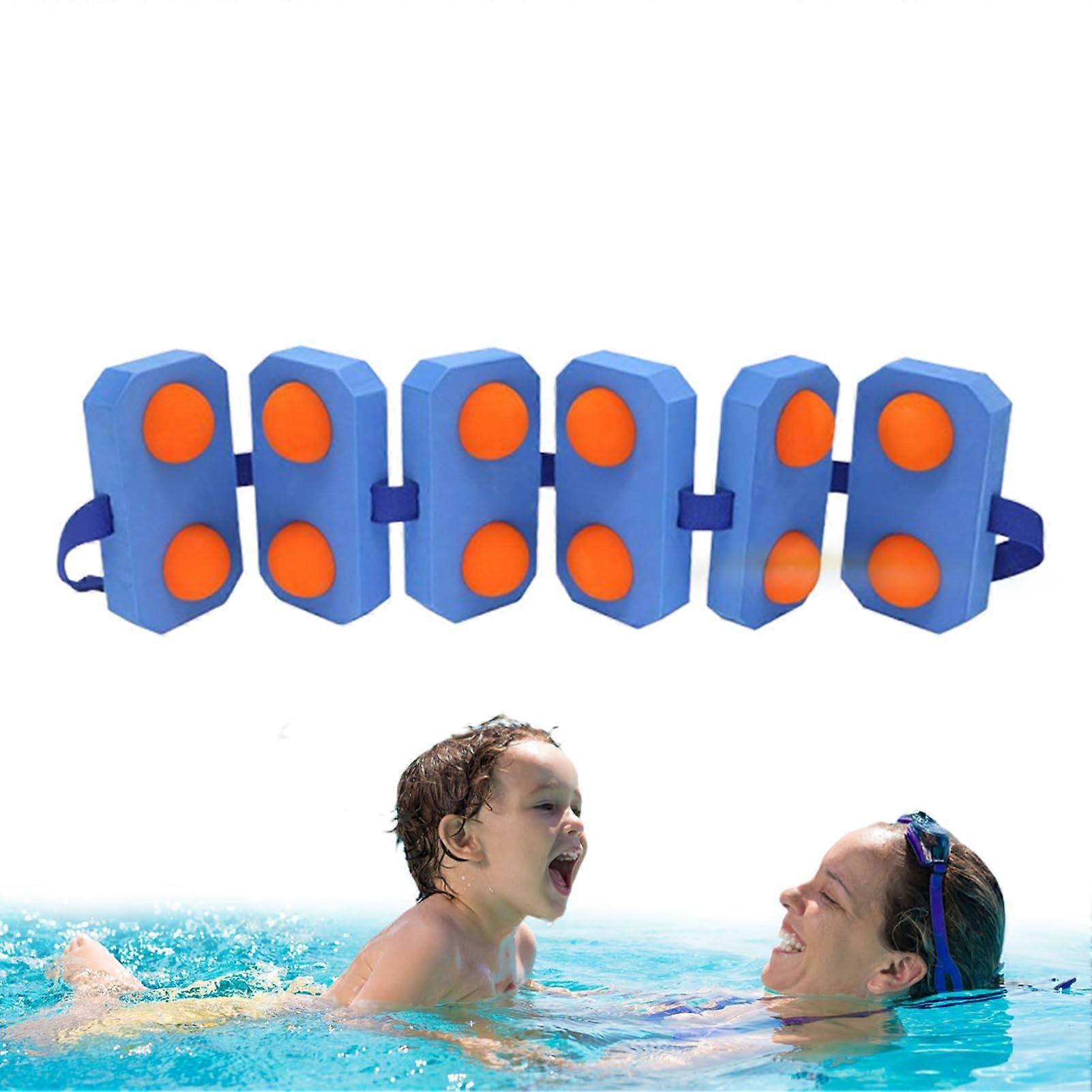 Swim Belt Foam Belt for Fitness Aqua Workouts, Pool Exercises and Outdoor Training, 100 cm Size, Blue