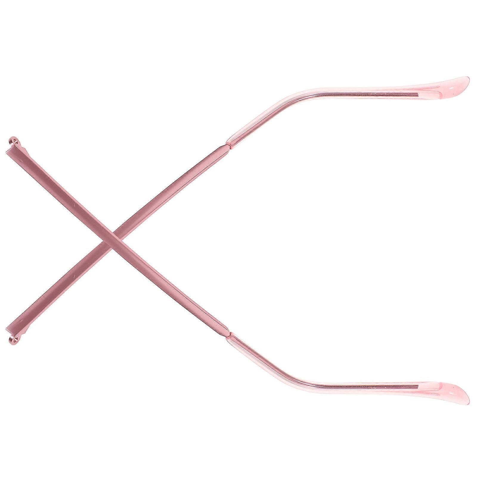 Eyeglasses Replacement Accessories Delicate For Exercise Pink 13.50X2.50X0.50cm 1 Pair
