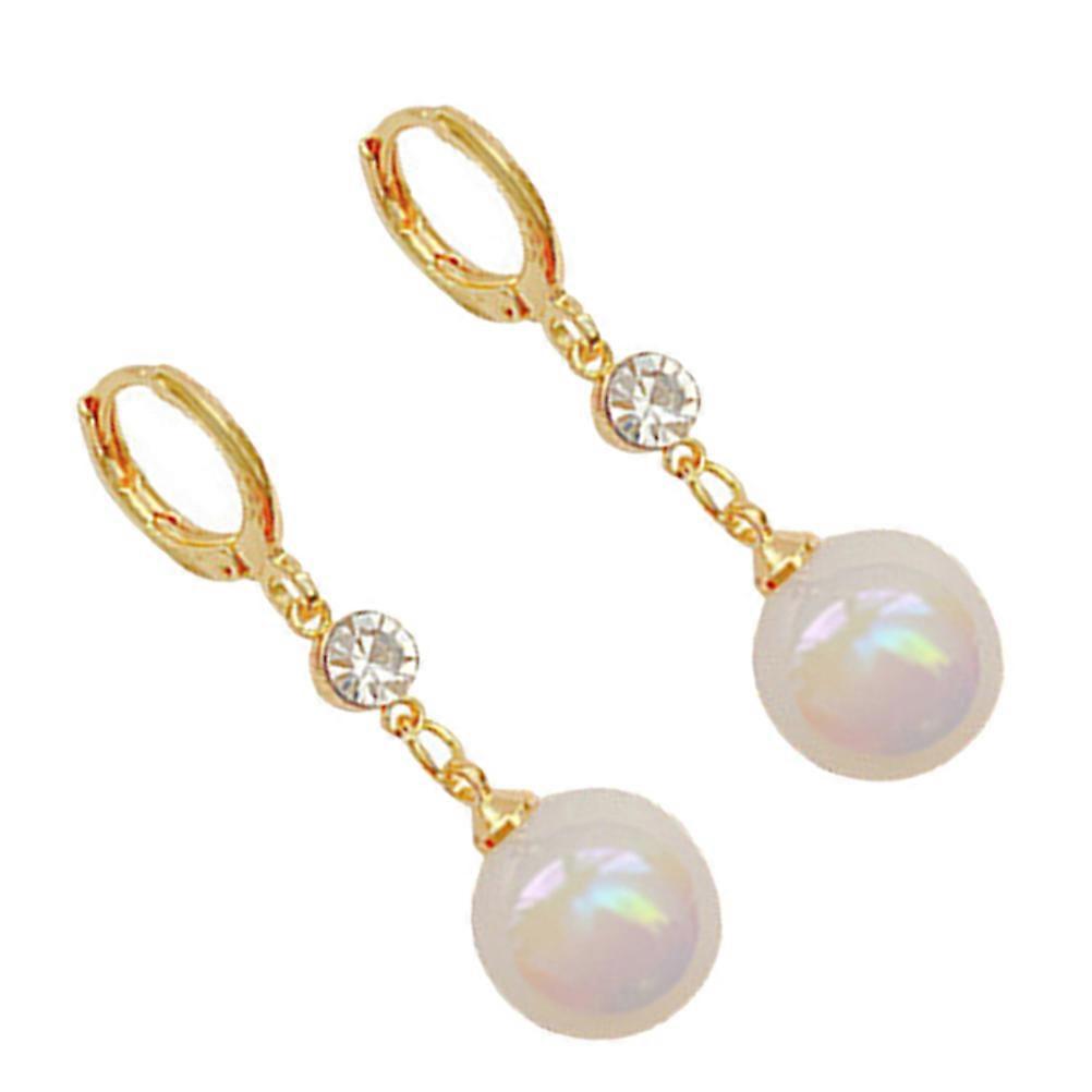 Here's a refined and engaging product description for your **"1 Pair Long Faux Pearl Dangle Earrings"**:
✨ **Elegant Long Faux Pearl Dangle