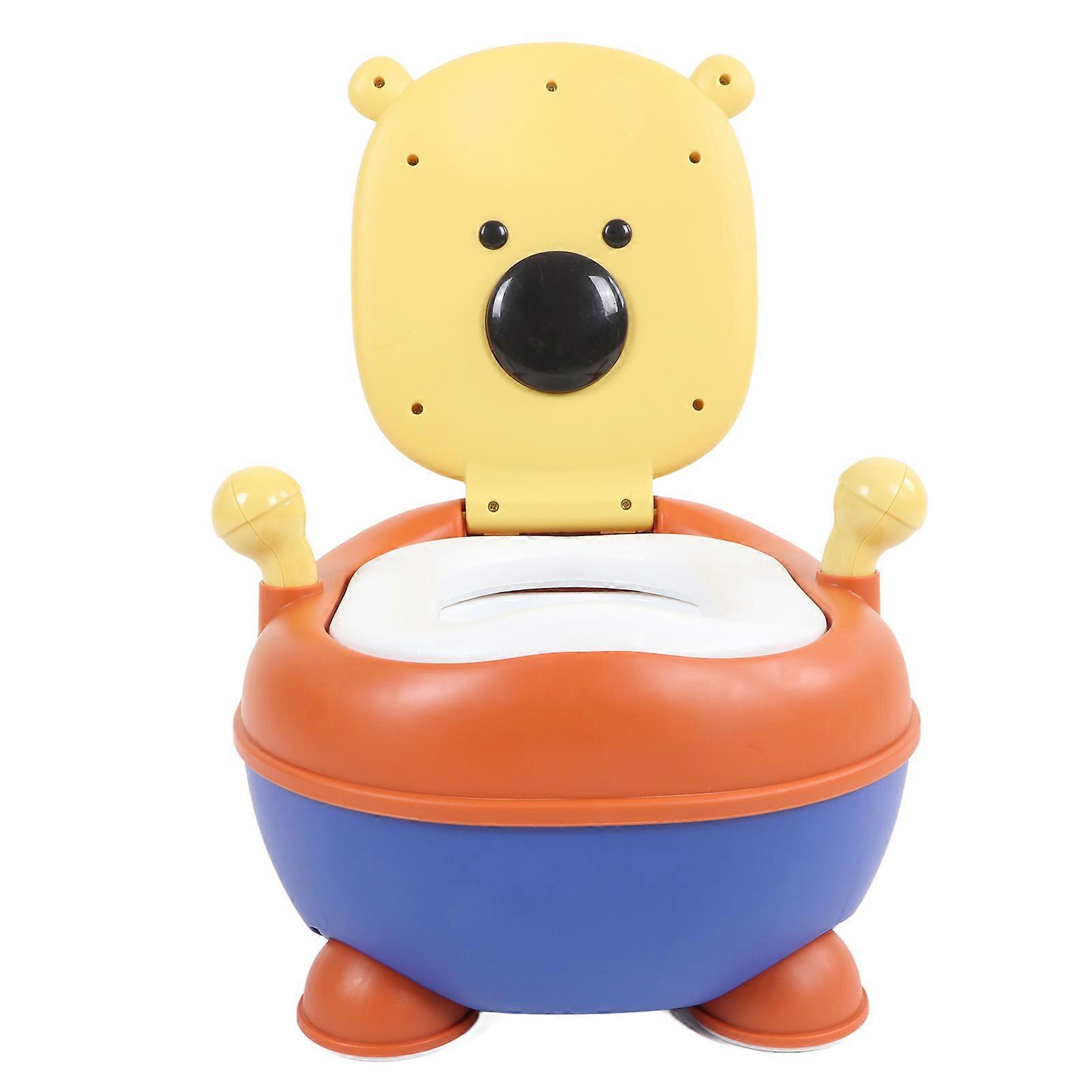 厕所训练便盆便携式塑料马桶座圈可爱卡通儿童便盆旅行软垫