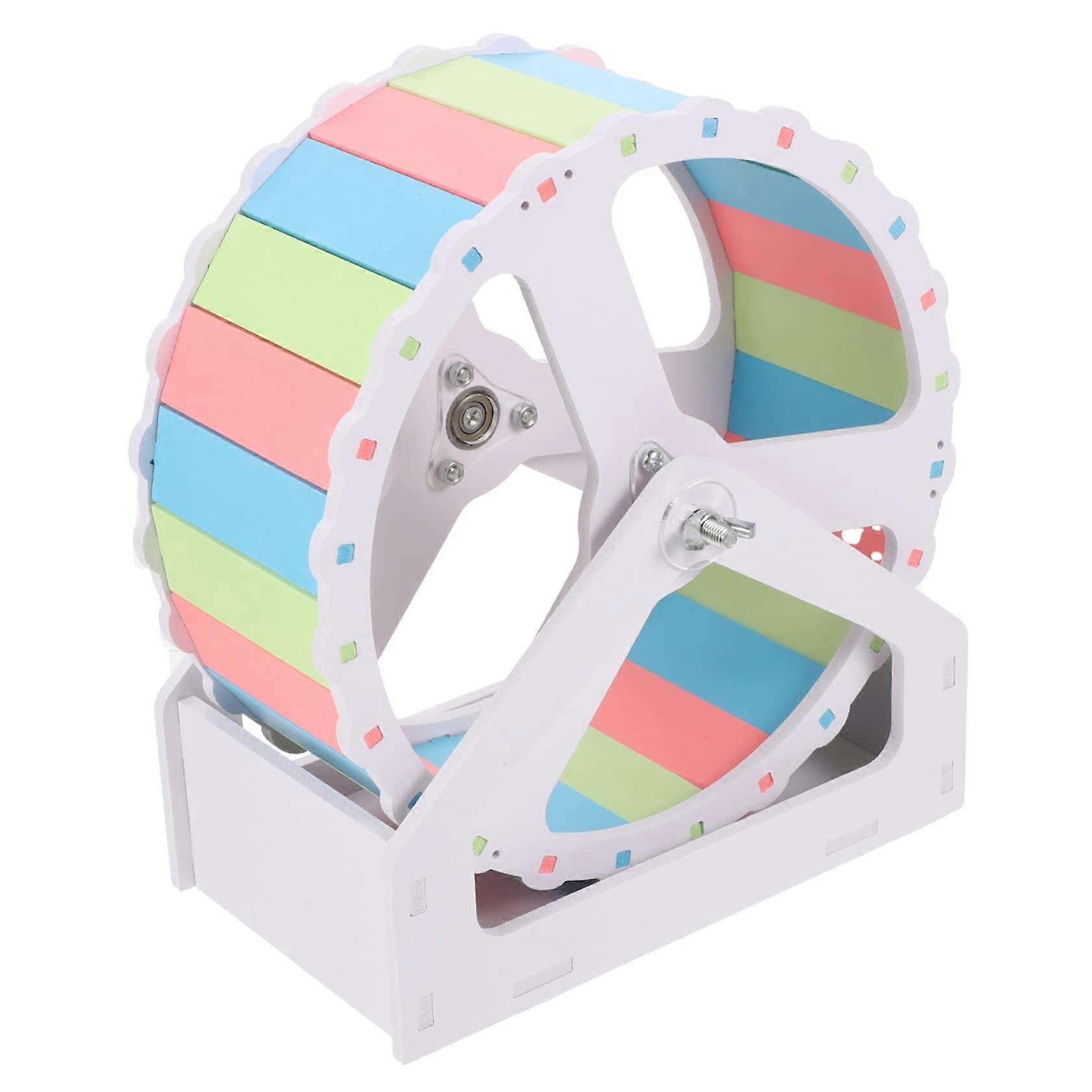 1pc Hamster Exercise Wheel for Small Animals, Quiet and Toy for Hamsters, Guinea Pigs, and Chinchillas for Interactive Play and Exercise