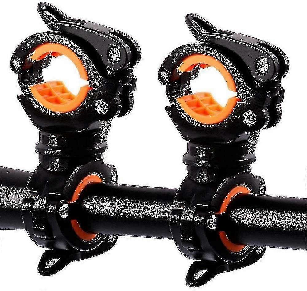 Bicycle Flashlight Holder, 360 Rotation, Mountain Bike Led Flashlight Holder, Mounting