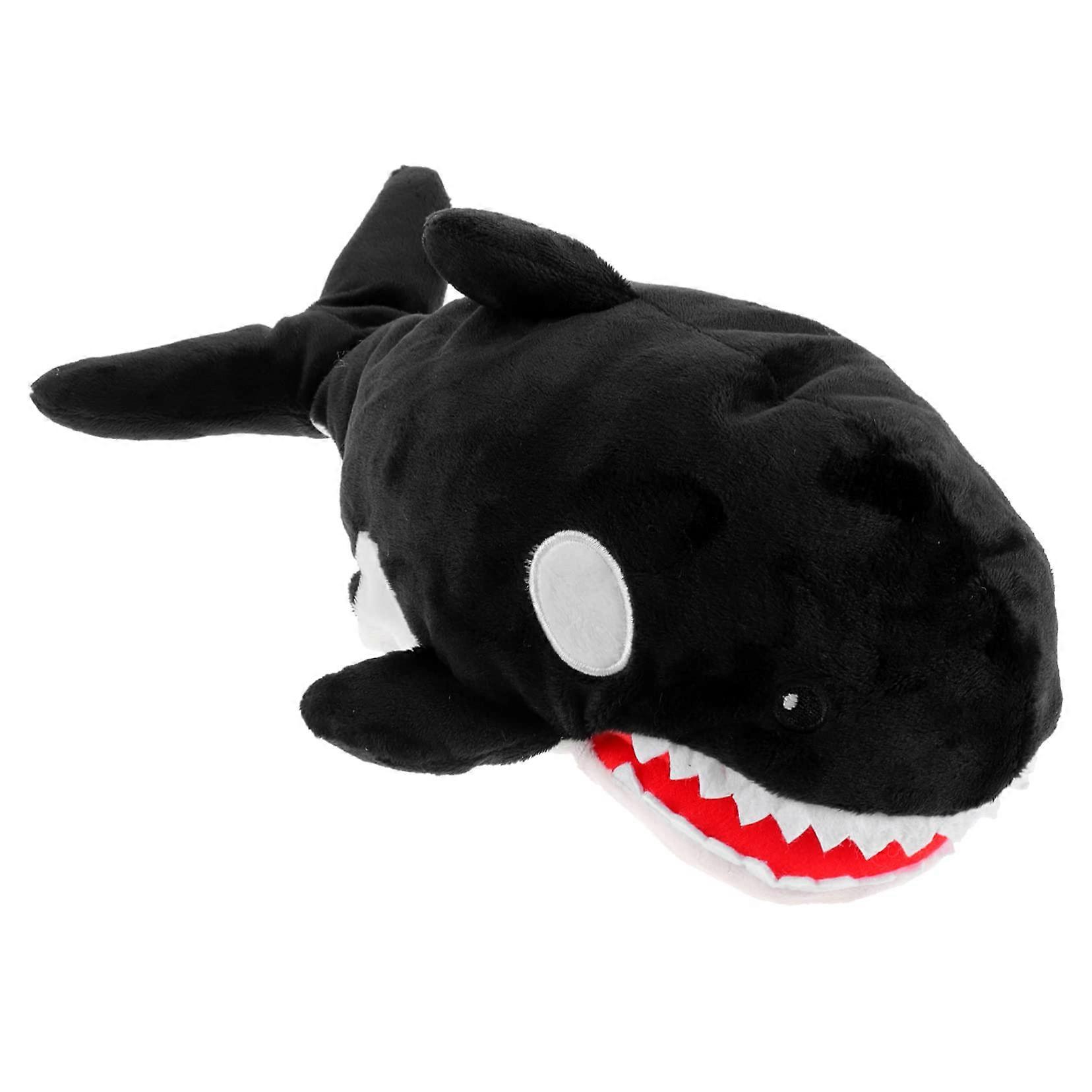 Funny Whale Hand Puppet Plush Toy for Toddlers, Soft Fabric, Ideal for Storytelling and Creative Role Play Activities