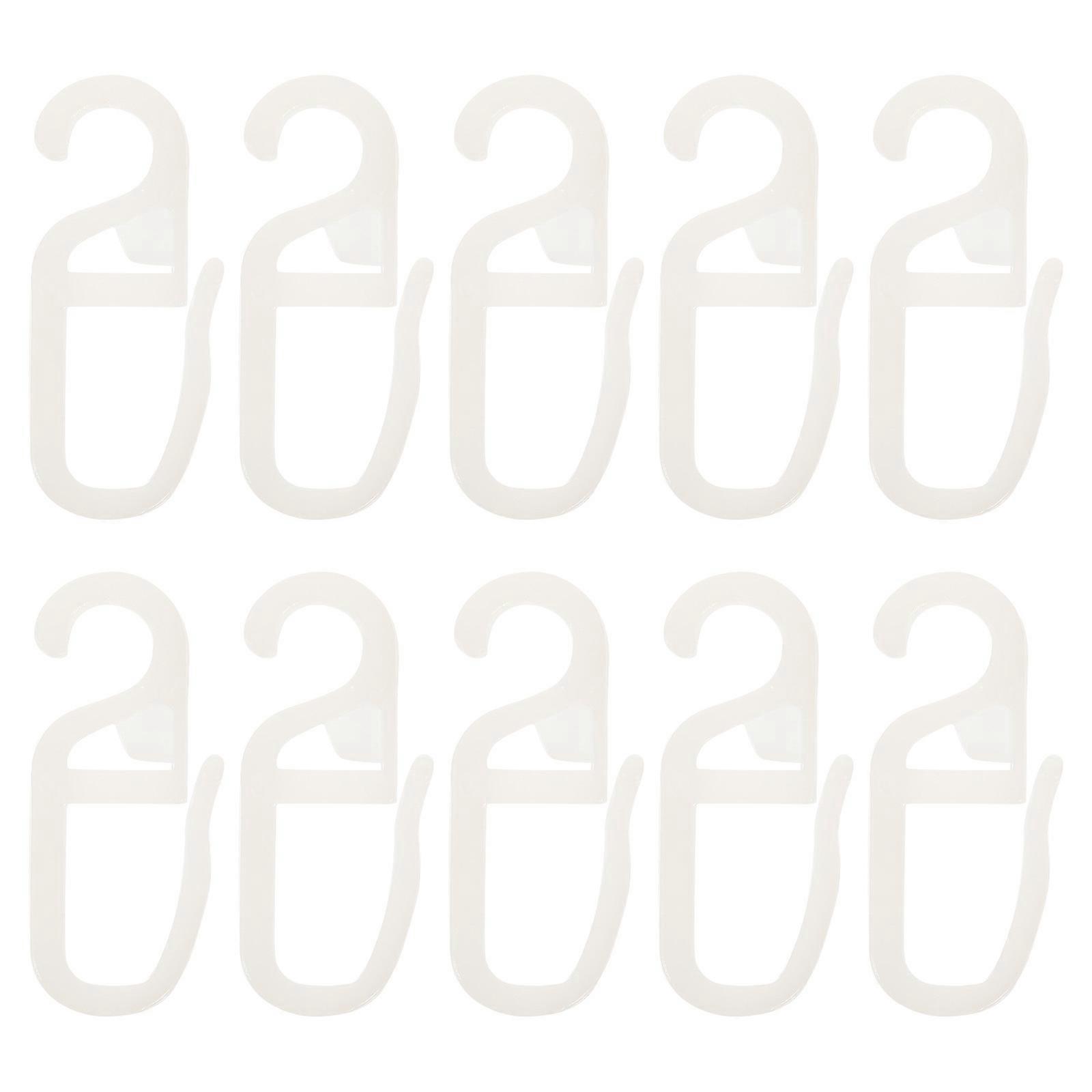 10pcs Stylish Lightweight Curtain Hooks for Various Tracks – Flexible Pulley Hooks for Drapes & Shower Curtains – Convenient Home Accessories
