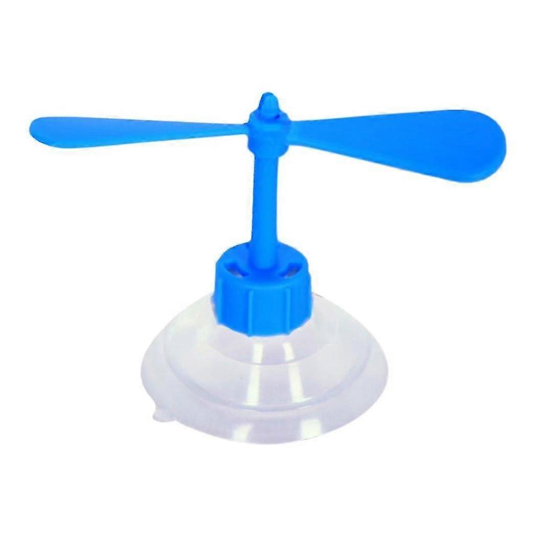 Creative Motorcycle Safety Helmet Suction Cup Propeller Rotatable Windmill Decor--