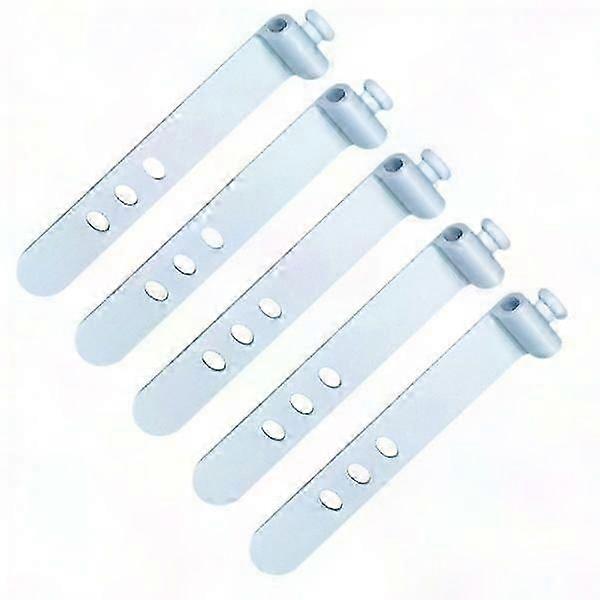 3x5pcs Silicone Cable Ties for Cord Wrap