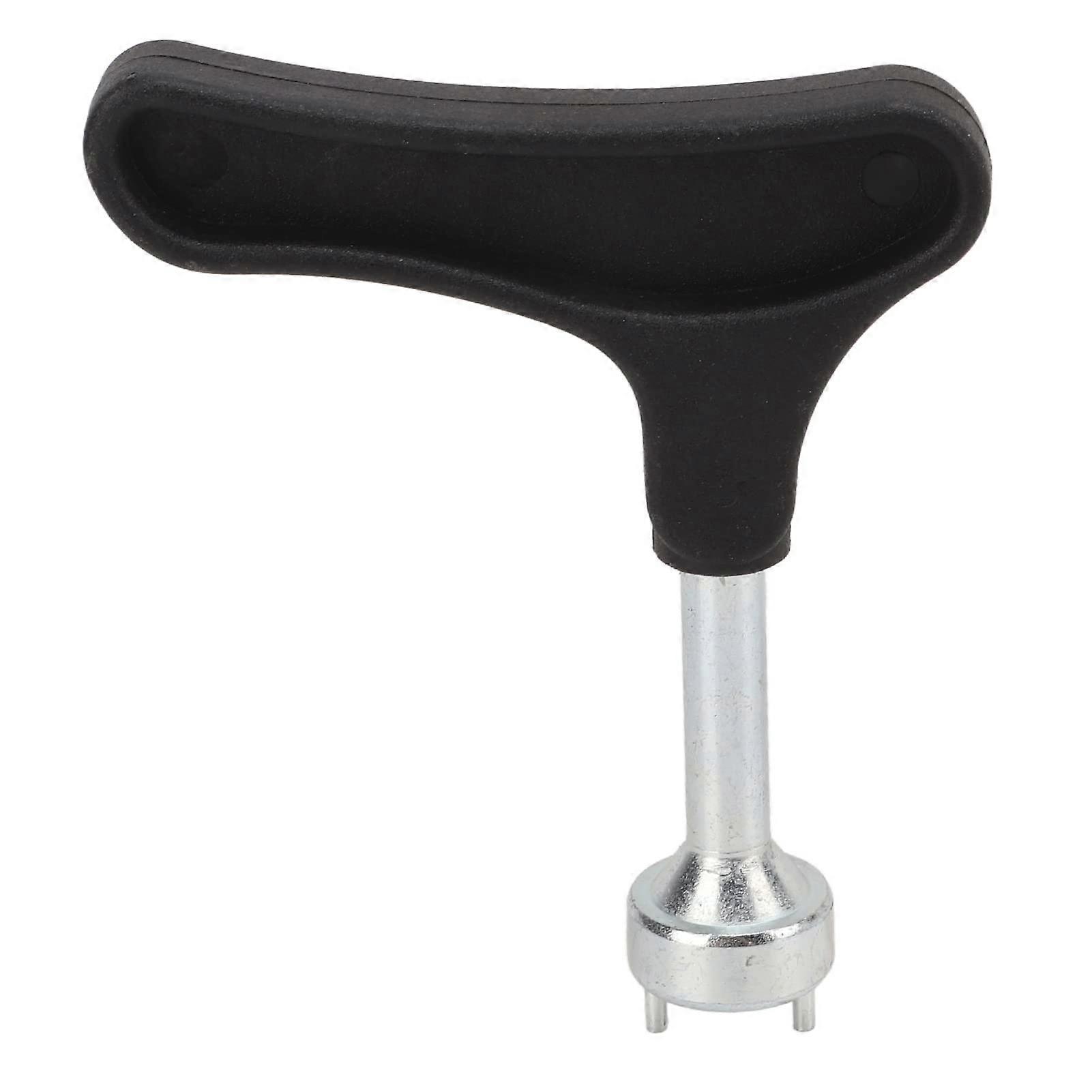 Golf Shoe Spike Wrench Replacement Tool for Enhanced Maintenance, Black, Durable Design, Compatible with Most Spikes