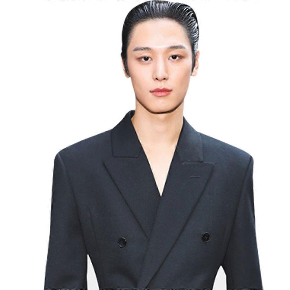 Juyeon (Black Suit) Half Body Buddy Cutout