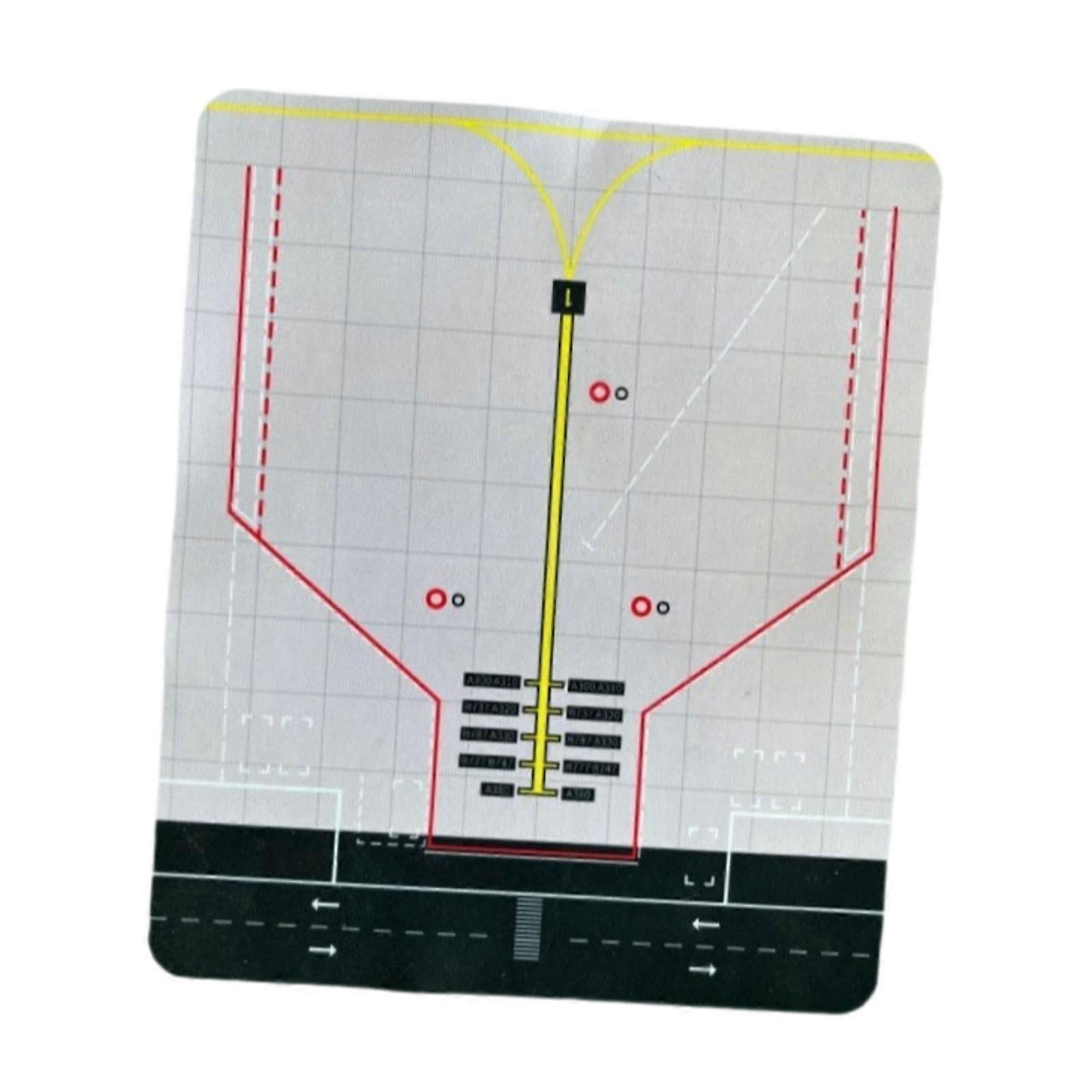 Parking Apron Model, Mat Decoration Display, Scale Airplane Model, Parking Apron for Diorama, Hobby Model, Die Cast Airplane, S