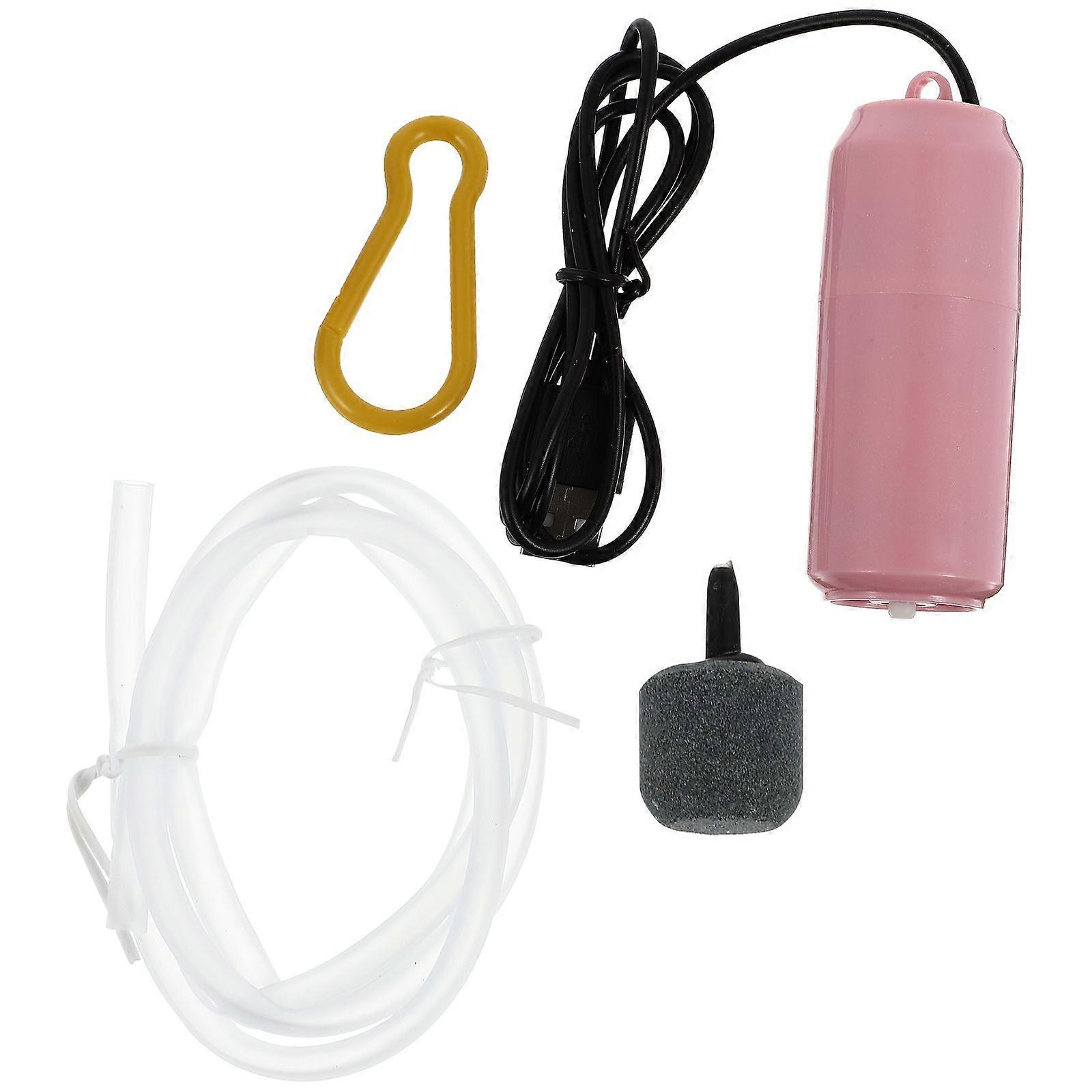 1 set of Mini Oxygen Aerator Aquarium Pump Fish Tank USB Design Oxygenator