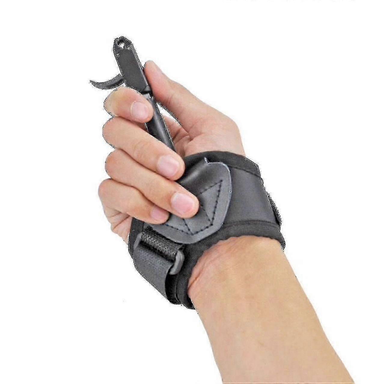 Adjustable Wrist Strap Compound Bow Release Aid for Archery Hunting & Shooting - Black Caliper Trigger