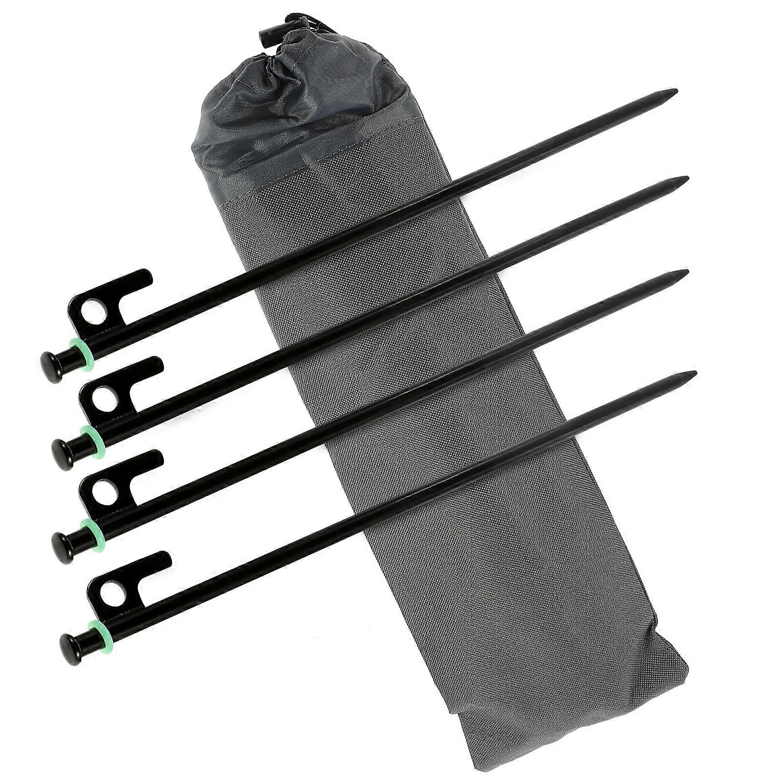 Tent Fixed Stakes Backpacking Tent Stakes Easy To Operate Night Visibility For Campers 1 Set