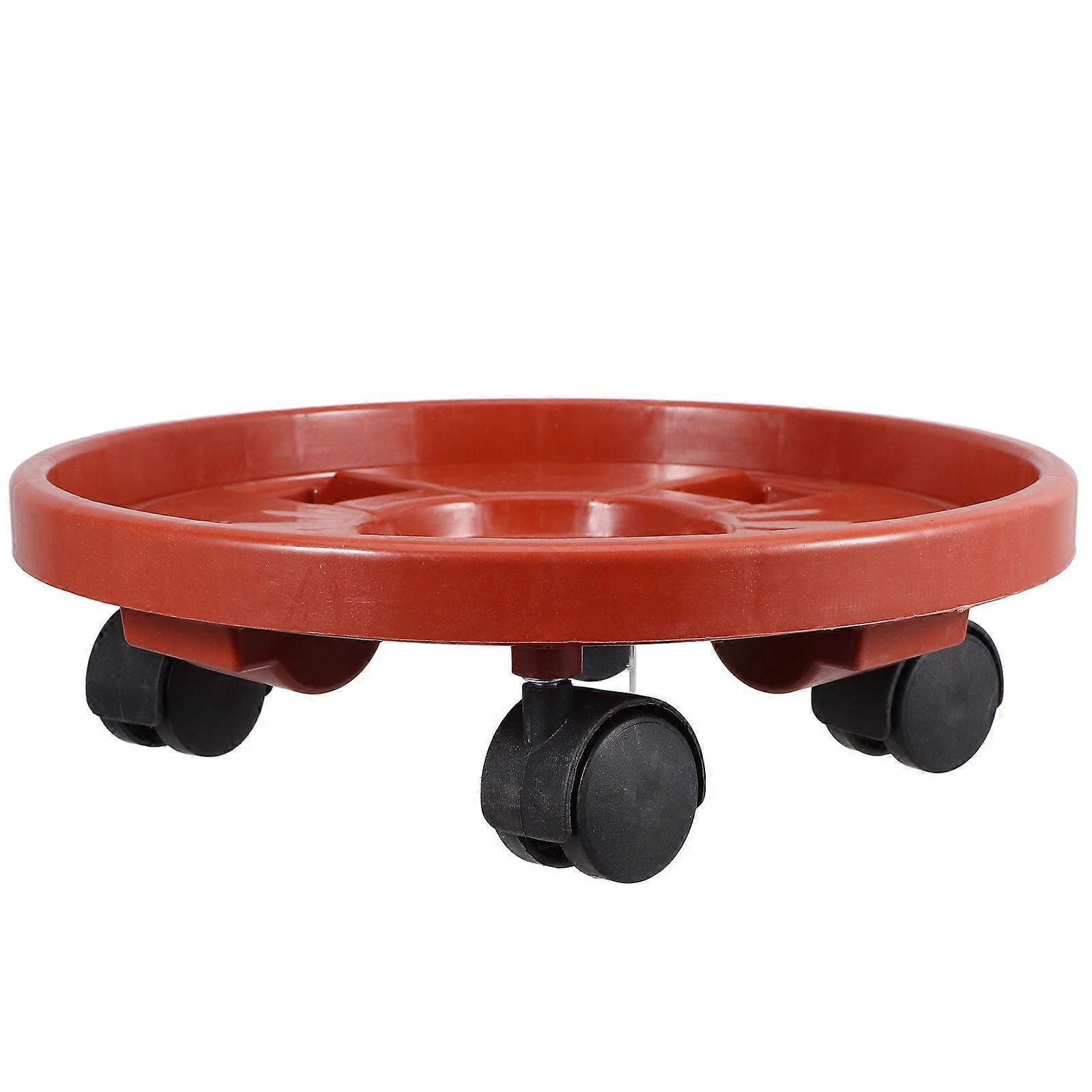 Removable Flower Pot Stands Plant Pallet Planter Pot Mover Plant Pot Pallet Dolly Caster with Wheels