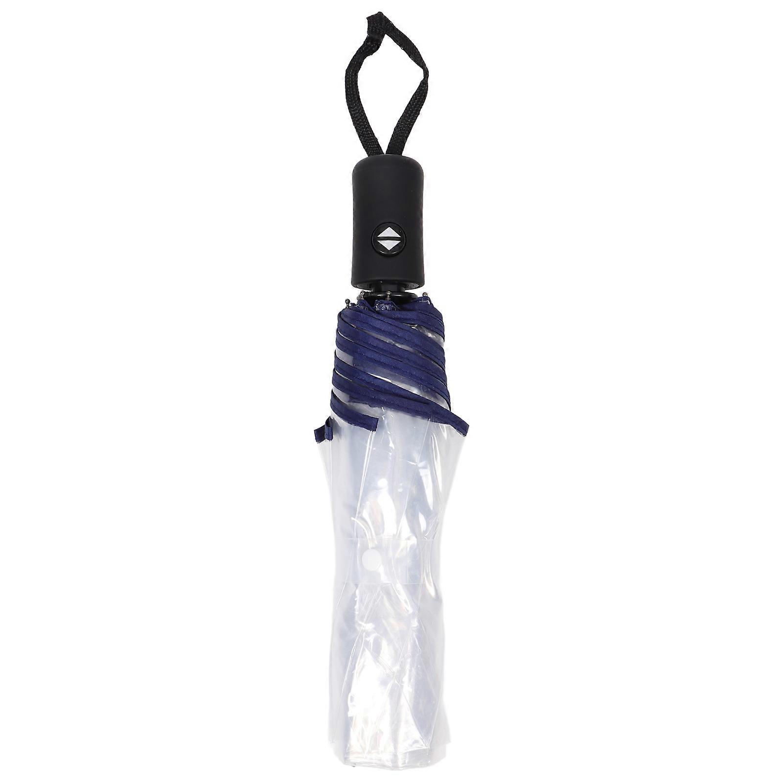 Travel Folding Umbrella Sunny Days Compact Foldable Design Polyester Fiber from Rain and Sunburn 1Set