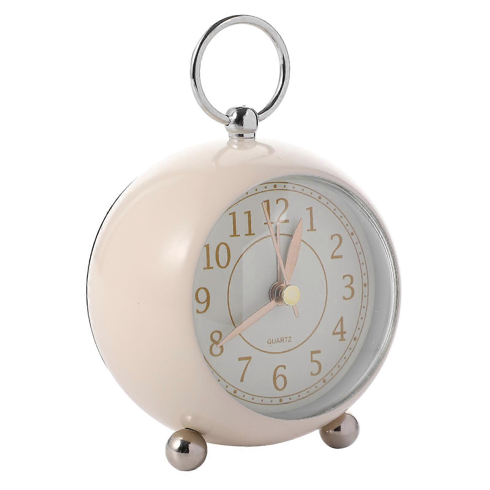 Bedside Alarm Clock with Light Simple Digital Dial Clock for Office 12.5x8.5cm Alarm Function 1Set