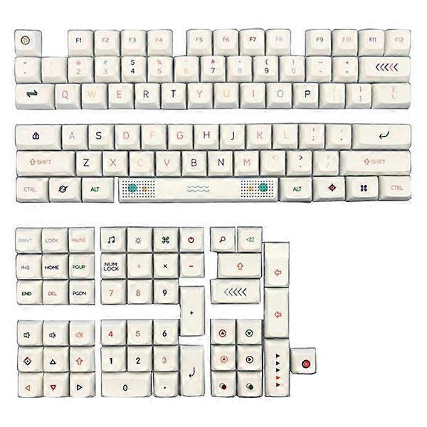 Custom Keycap PBT Dye Sublimation XDA Profile 61/64/68/78/84/87/96 Layout 126Key