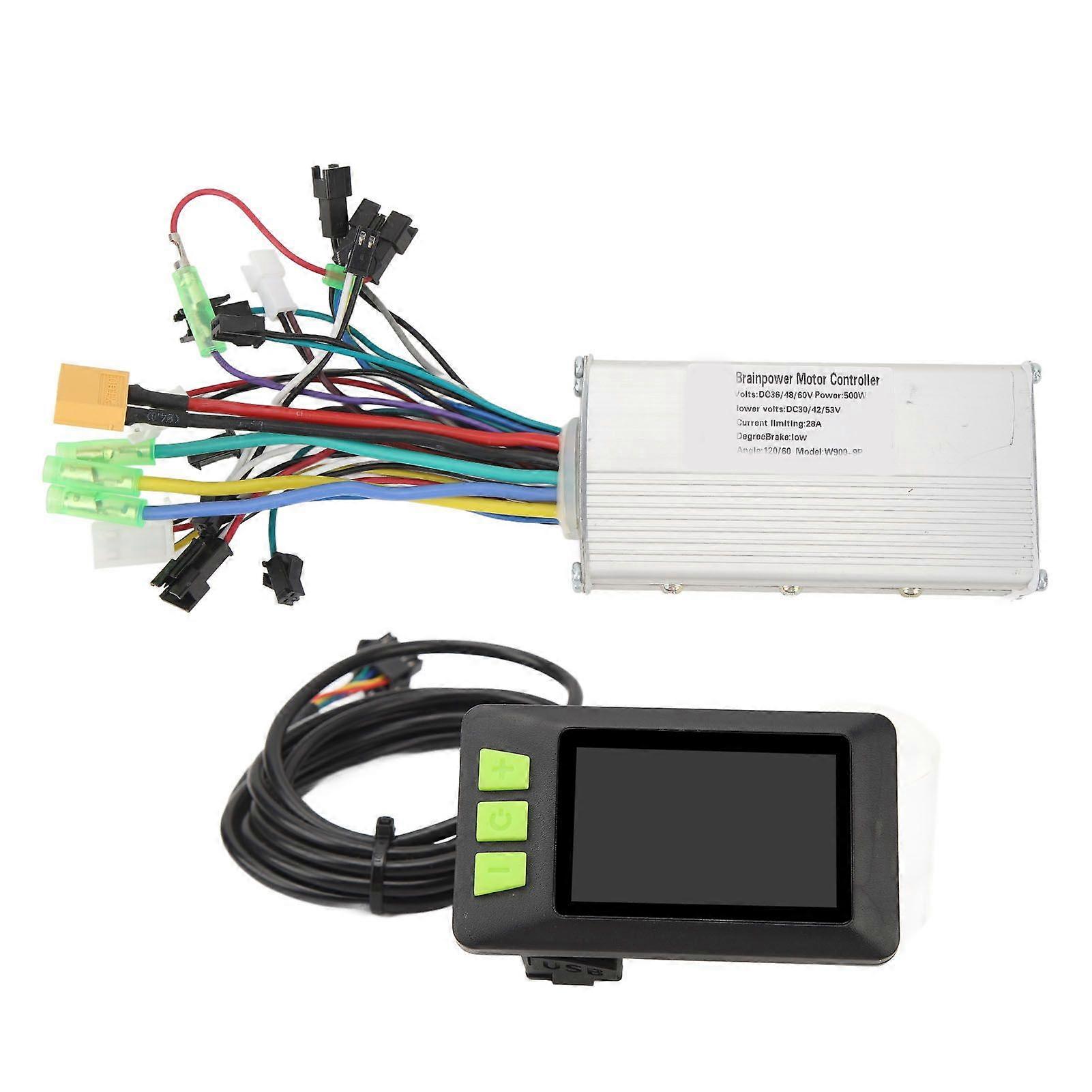 36V 48V 60V 500W 28A 930 Display Sinus Wave 3 Modi Brushless Controller Ersatzset