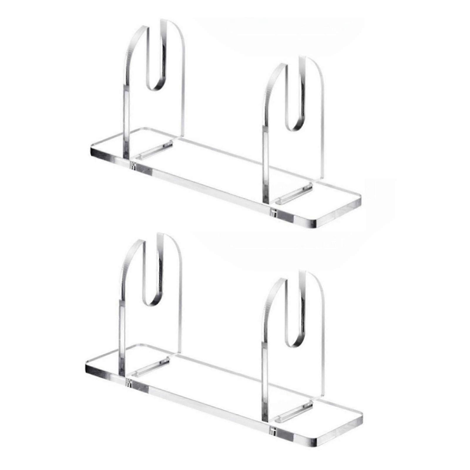 2-3Pcs Clear Acrylic Display Stand for Handheld Folding Fans - Storage Rack Compatible with Home Desktop Decor and Art Exhibits
