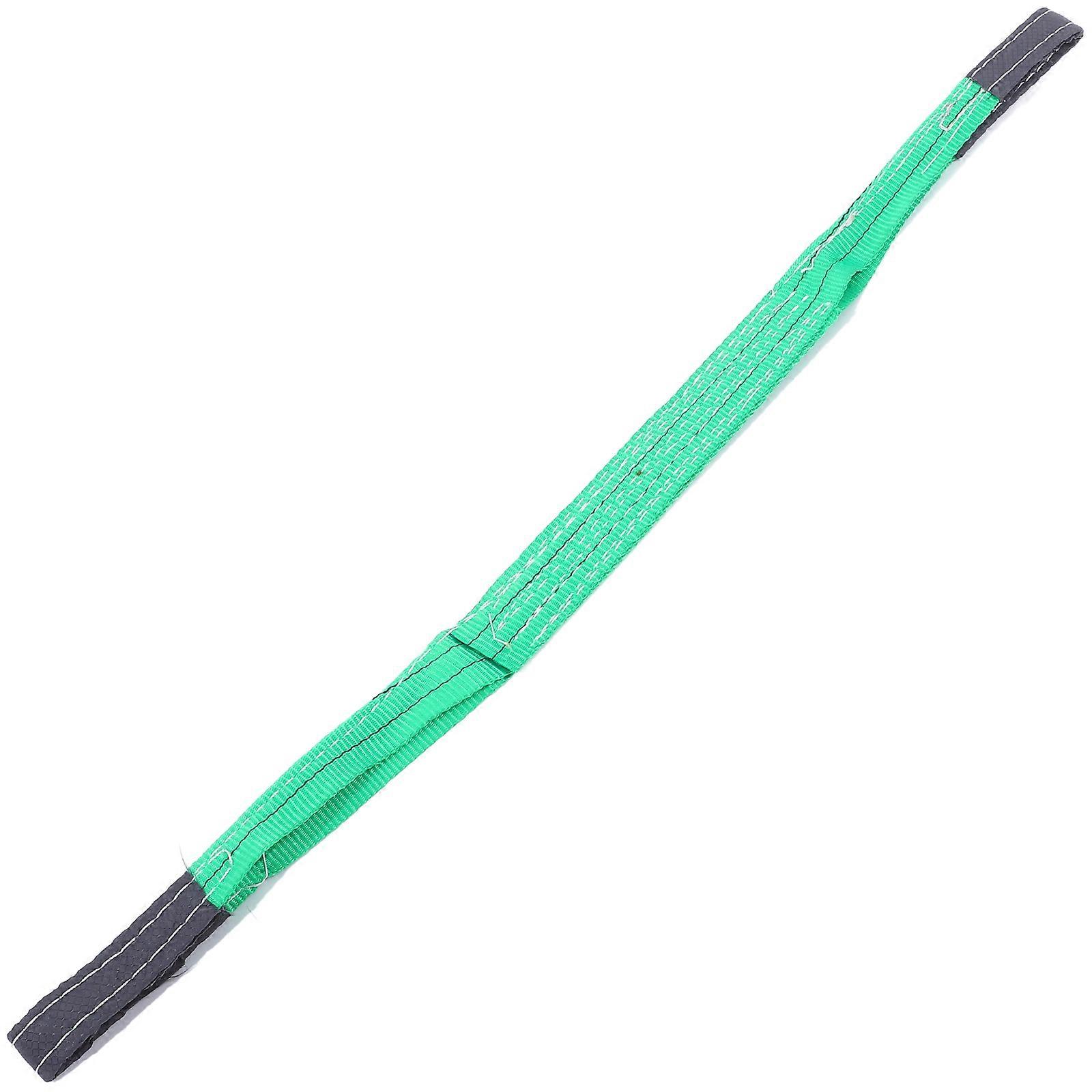 Flat Nylon Sling Hoisting Net Lifting Straps For Industrial Users 100.00X4.00X1.00CM Adjustable Length 1Set