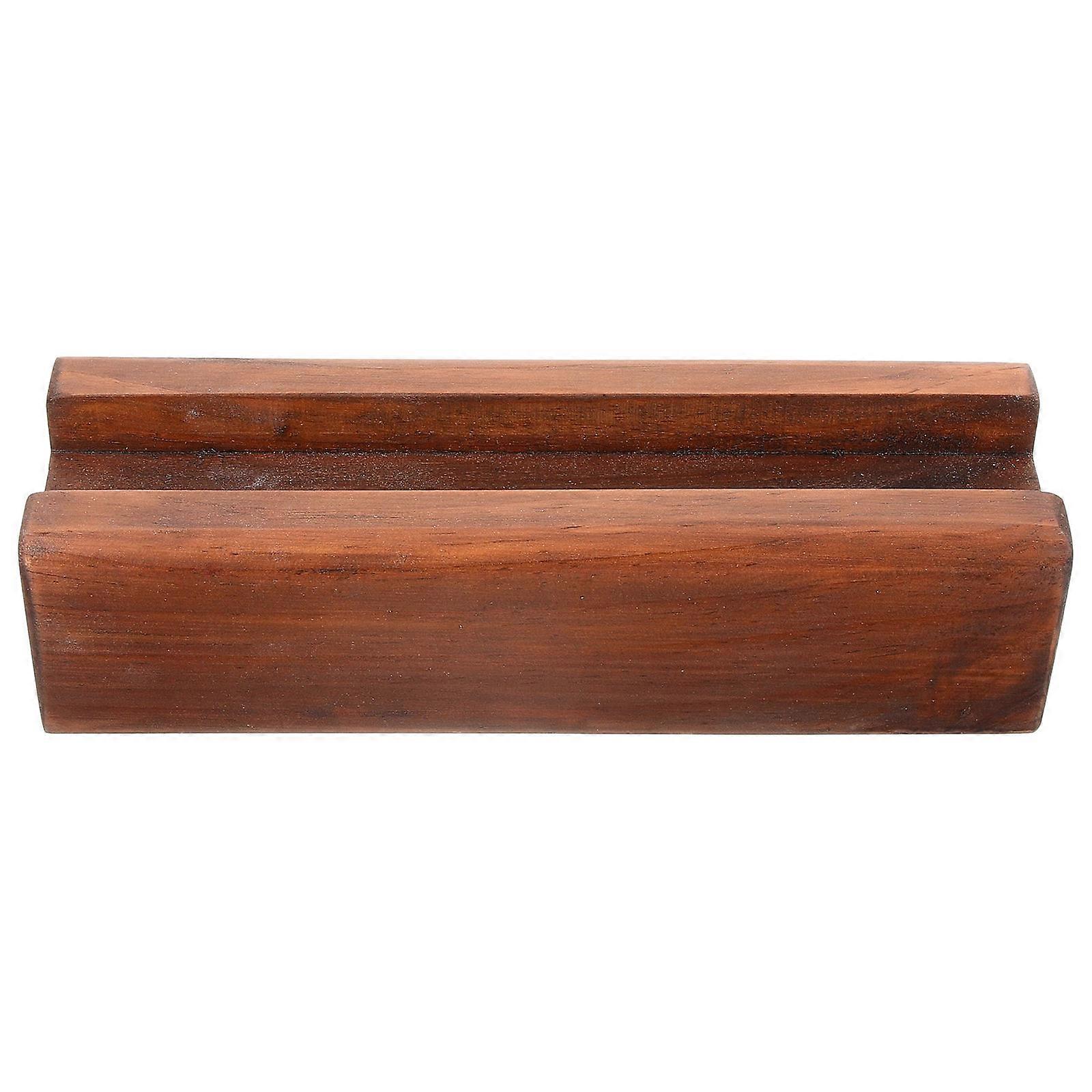 Stand Up Mirror Wood Display Rack Rectangular Shape Stable Support Home Decor 1Pcs