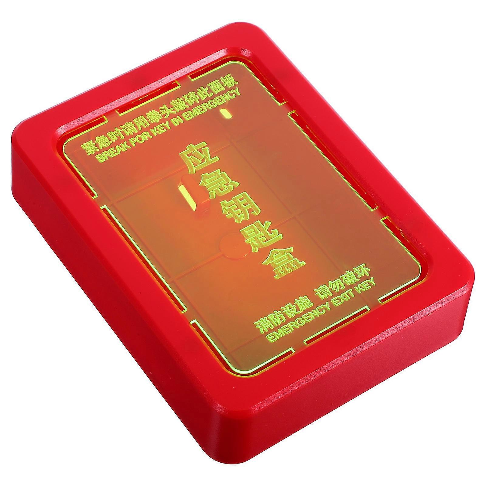Fire Extinguisher Box Multifunctional Storage For Business Owners Red 16.30X12.30X3.50CM Quick Access 1Pack