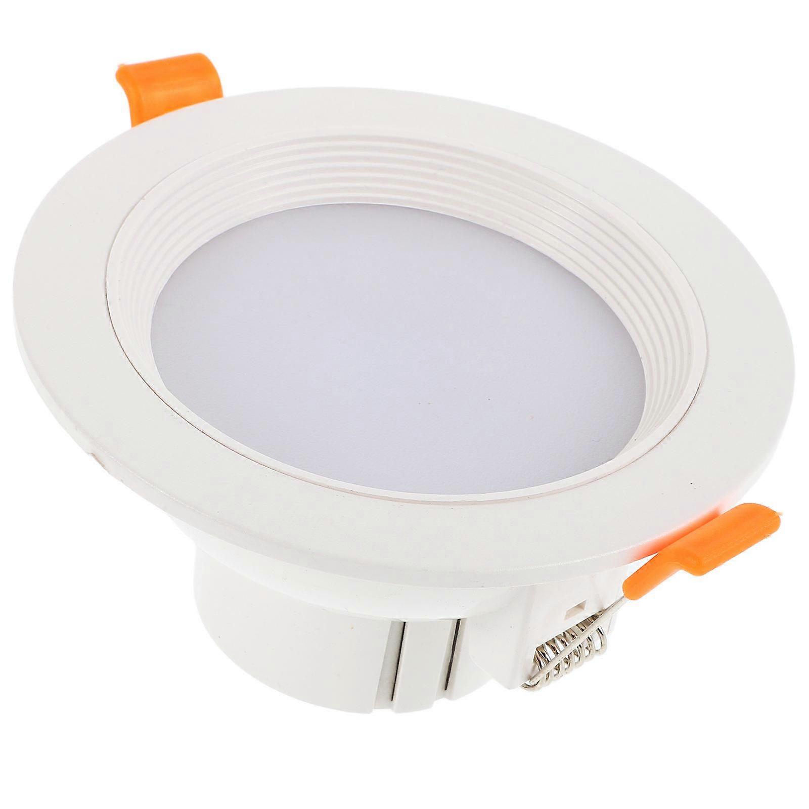 Round Led Ceiling Light Puck Lights Rv Recessed Ceiling Light For Rv Interior Lighting Dimmable Plastic 1Pcs