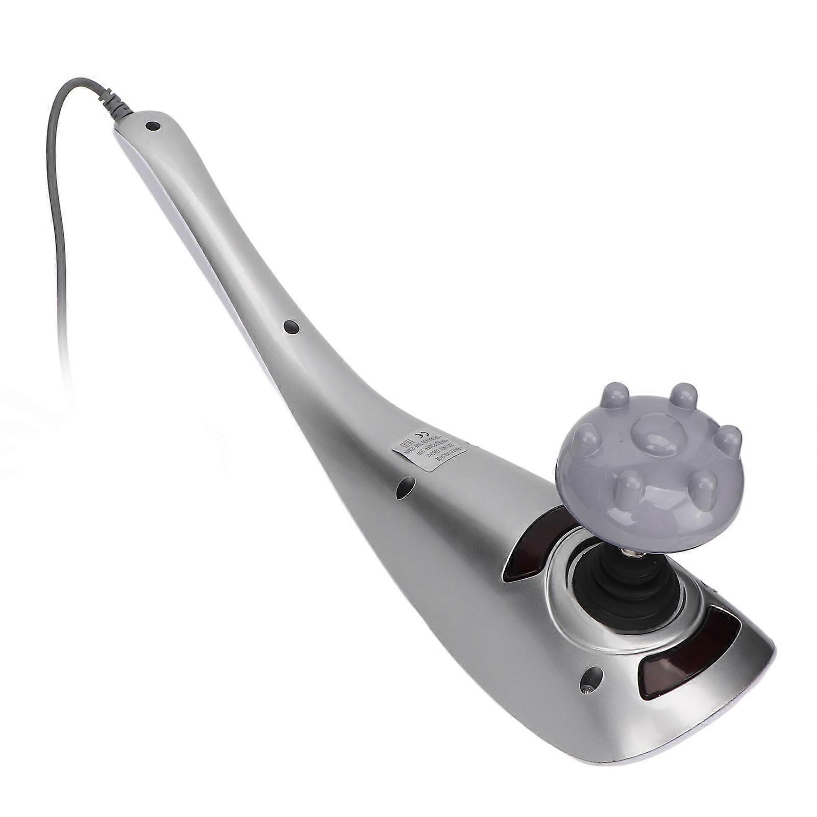 Handheld Body Massager Relieve Fatigue Comfortable Grip Deep Tissue Massage Machine with 11 Heads EU Plug 220V