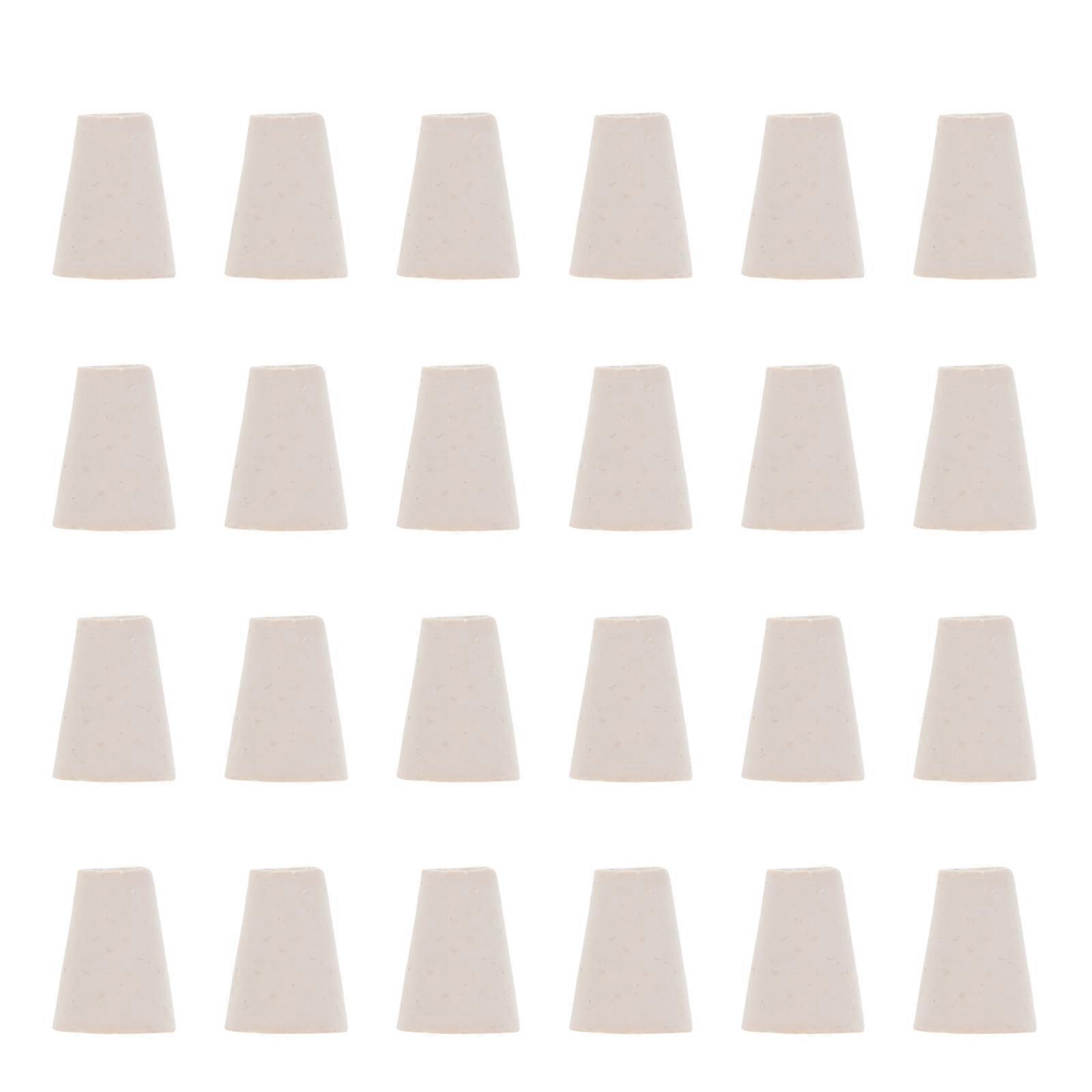 Test Tube Stopper Set 100Pcs Rubber Stoppers For Science Laboratory Experiments 1.7X1.3CM Practical Sealing