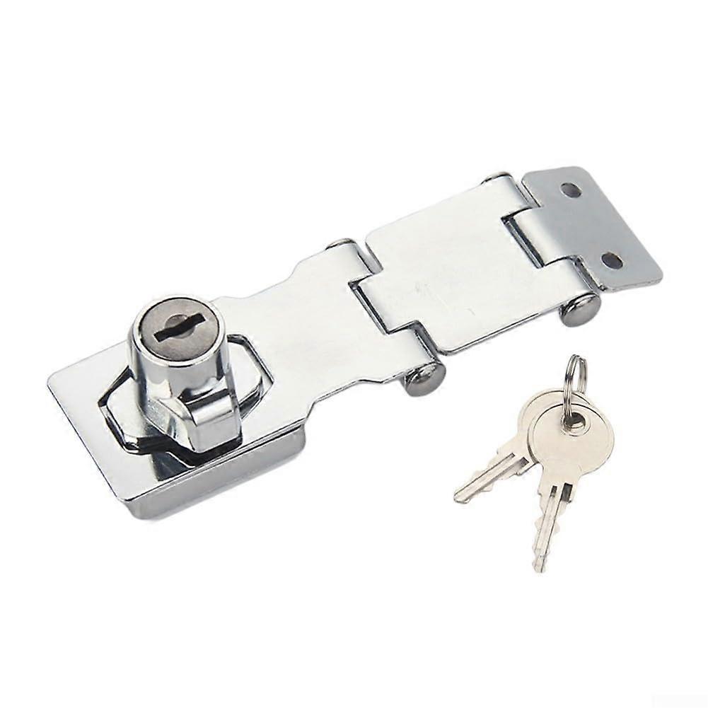 Locking trap for sheds and garage doors, secure your belongings with key locks (6.3 cm) 2.5 inches.