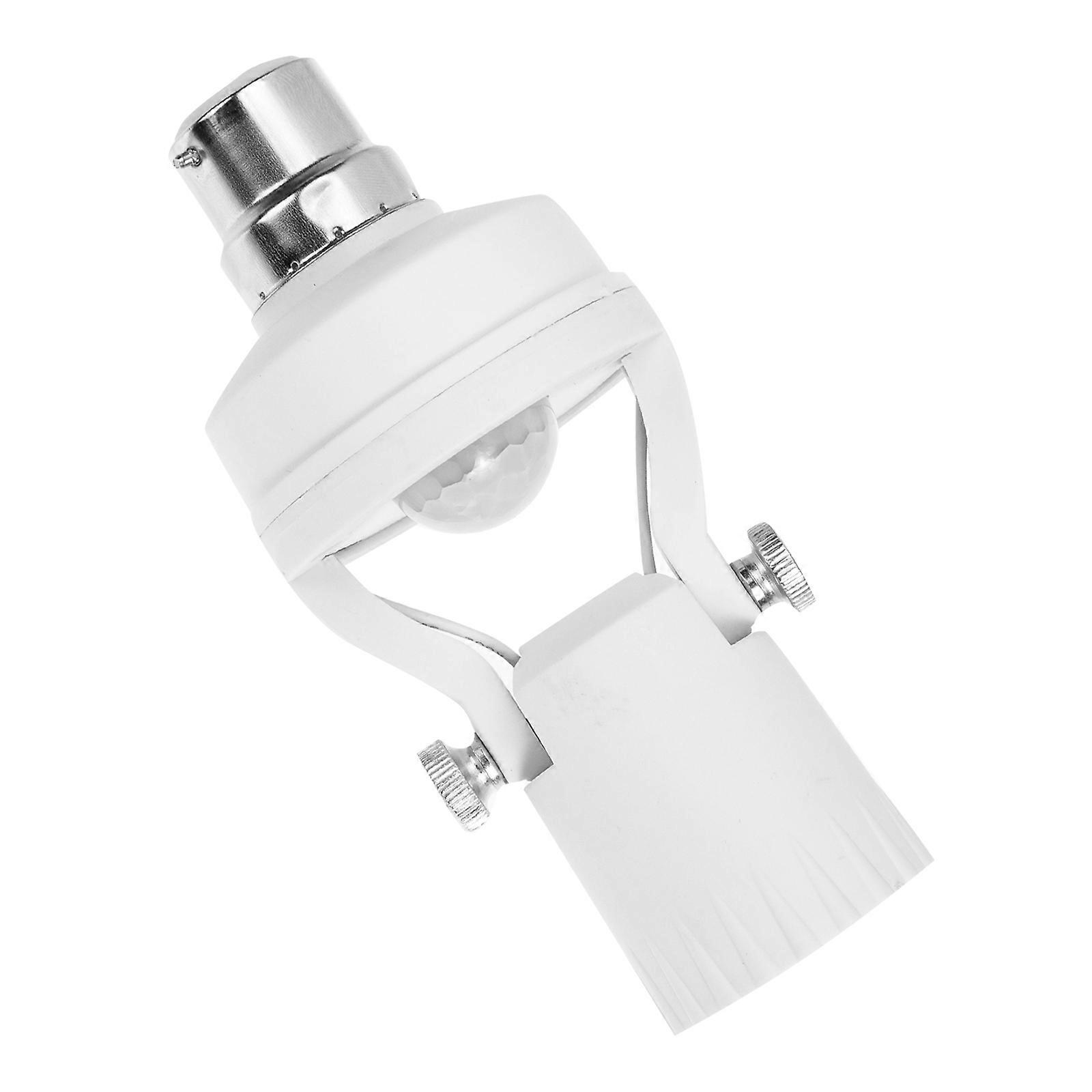 Adjustable Screw Socket Sensor Lamp Holder Human Infrared Sensor For Stairs Corridors Aisles 1Pcs