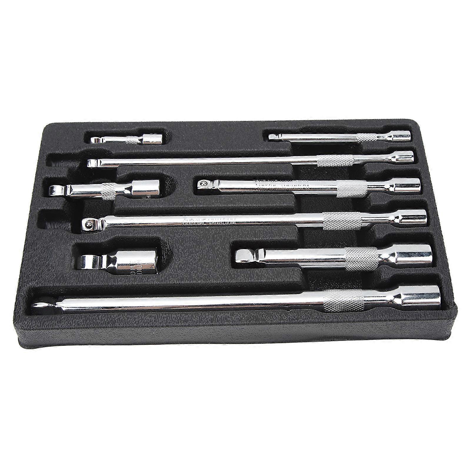 9 piece wobble extension bar set with storage tray