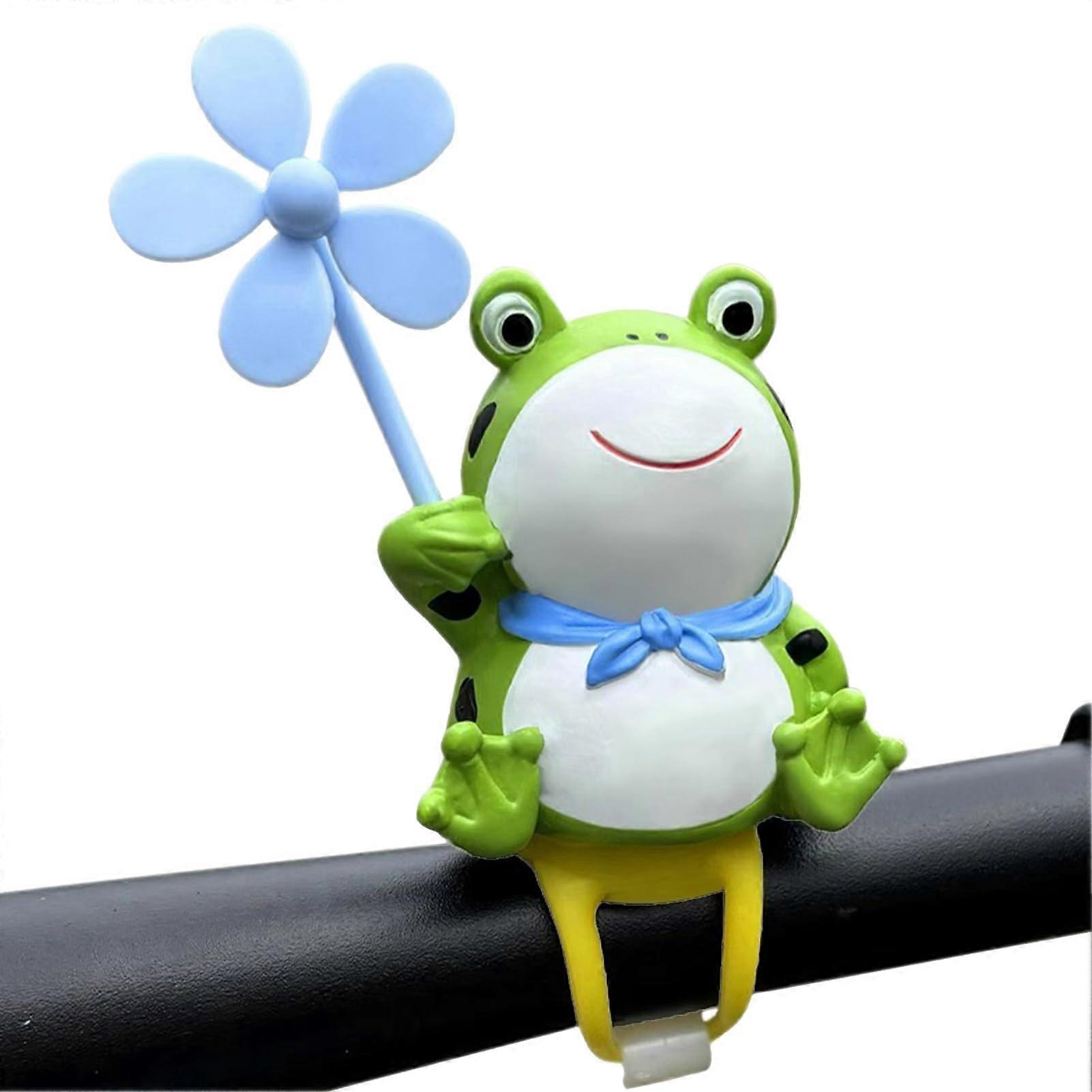 Frog Bicycle Handlebar Ornament Resin Pendant For Handlebars Compatible With Bicycles And Scooters Cute Frog Accessory