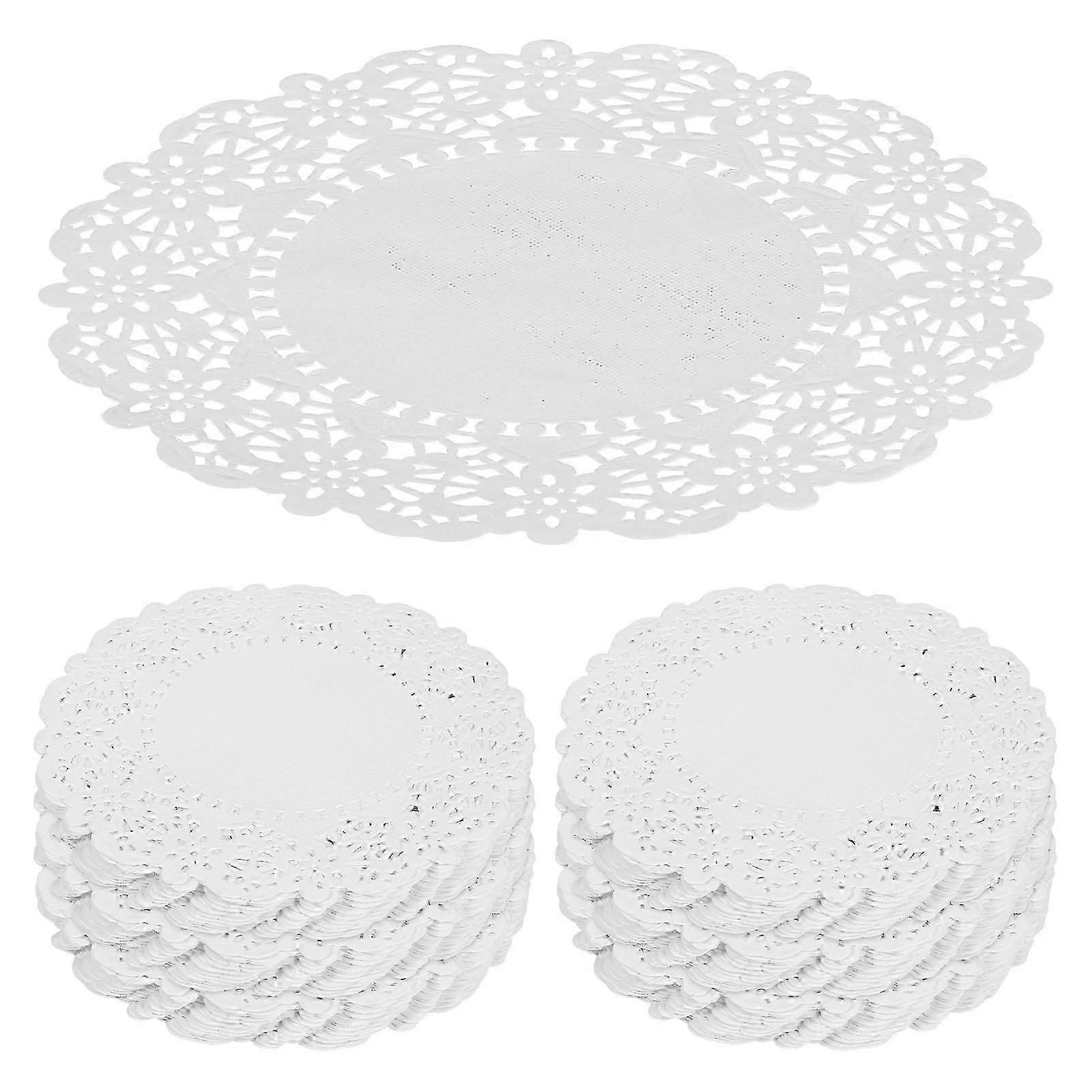 Doilies Paper Doilies For Food Baking Frying Disposable Round White 140Pcs