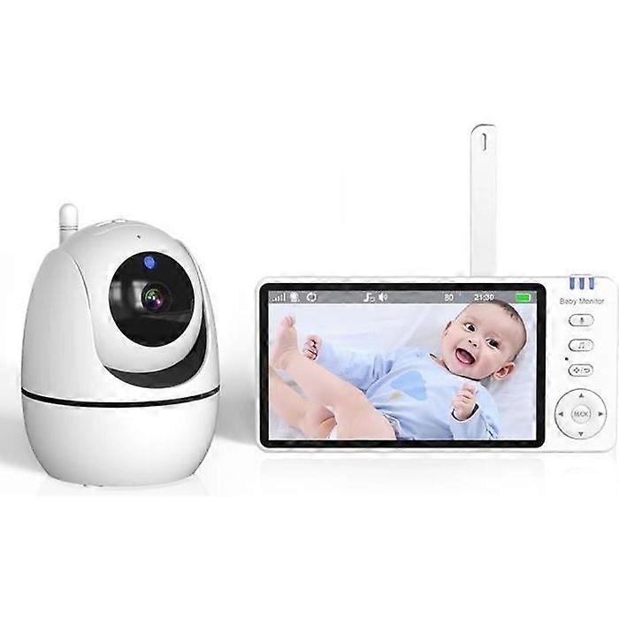 Baby Monitor 5" LCD -PIMPIMSKY- Video Babyphone- Video Baby Monitor- Surveillance Camera with Display Screen-Color